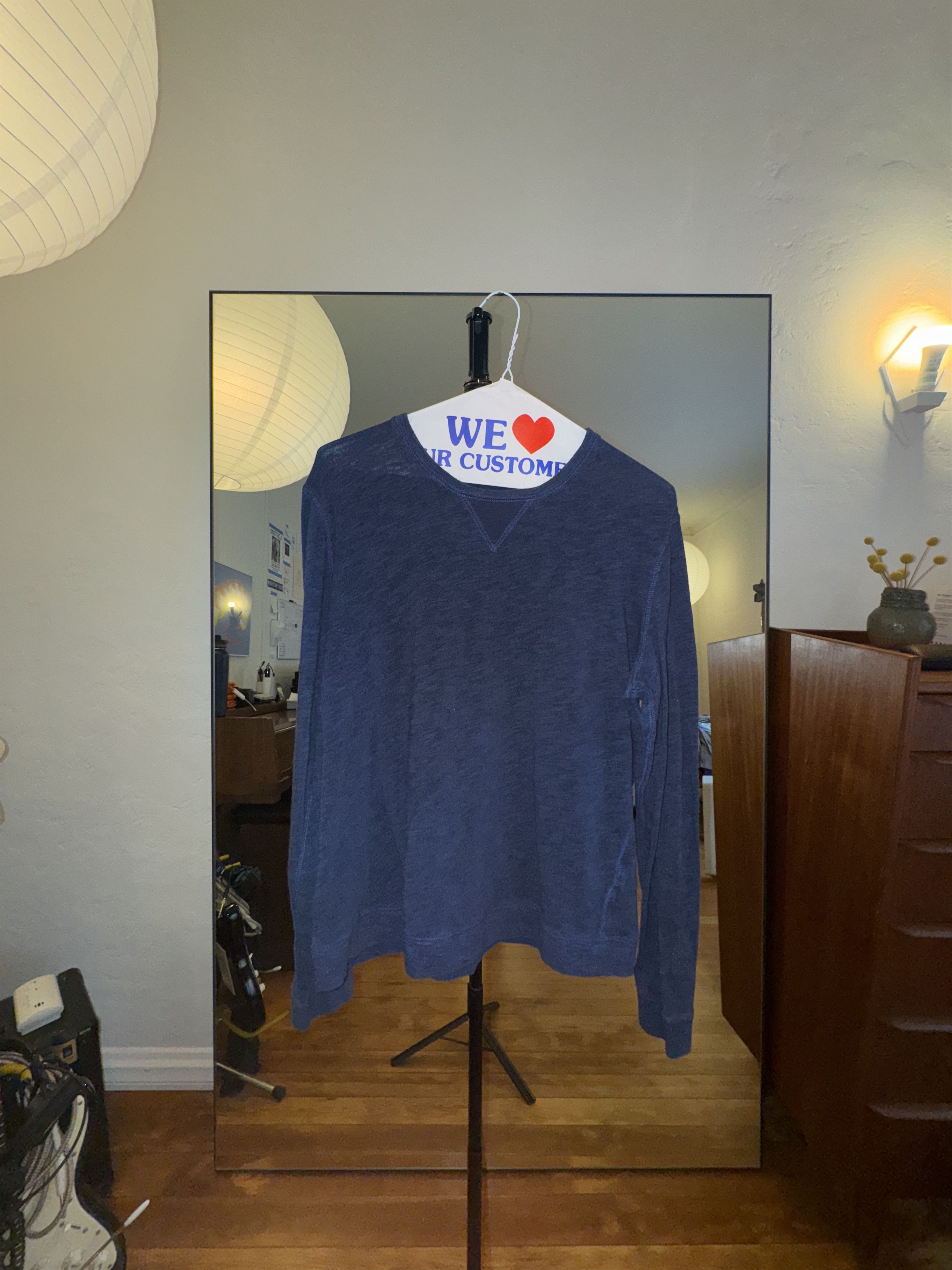 Vince vince longsleeve navy knit shirt Size US L / EU 52-54 / 3 - 1 Thumbnail