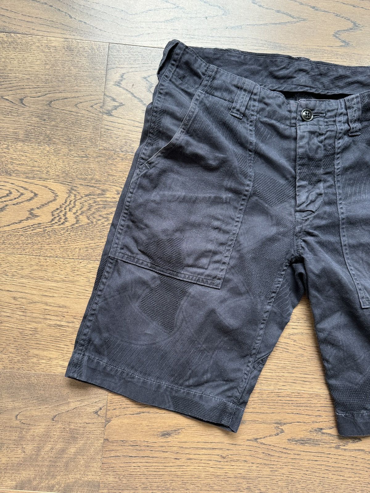 Nanamica Nanamica Japan Mens Navy Subtle Pattern Summer Cotton Shorts Size US 30 / EU 46 - 6 Thumbnail