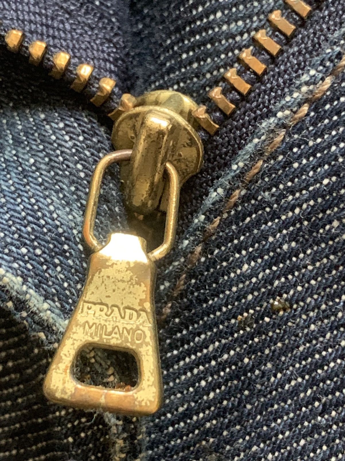 Prada Prada Snap Buttons Blue Jeans (RN 98339-CA 34767) Size 27" / US 4 / IT 40 - 20 Thumbnail