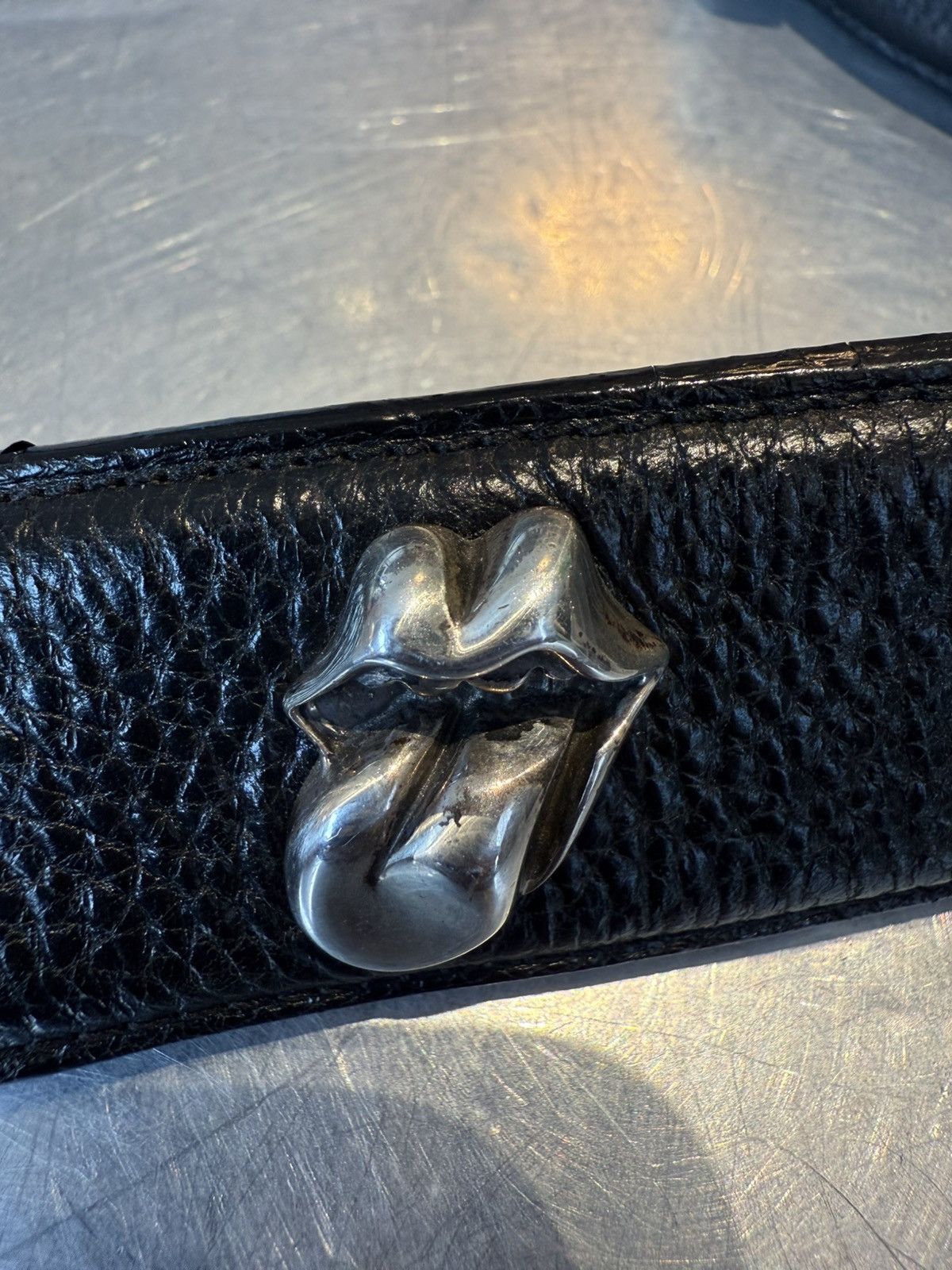 Chrome Hearts Chrome Hearts Rolling Stones Belt Size 38 - 6 Thumbnail