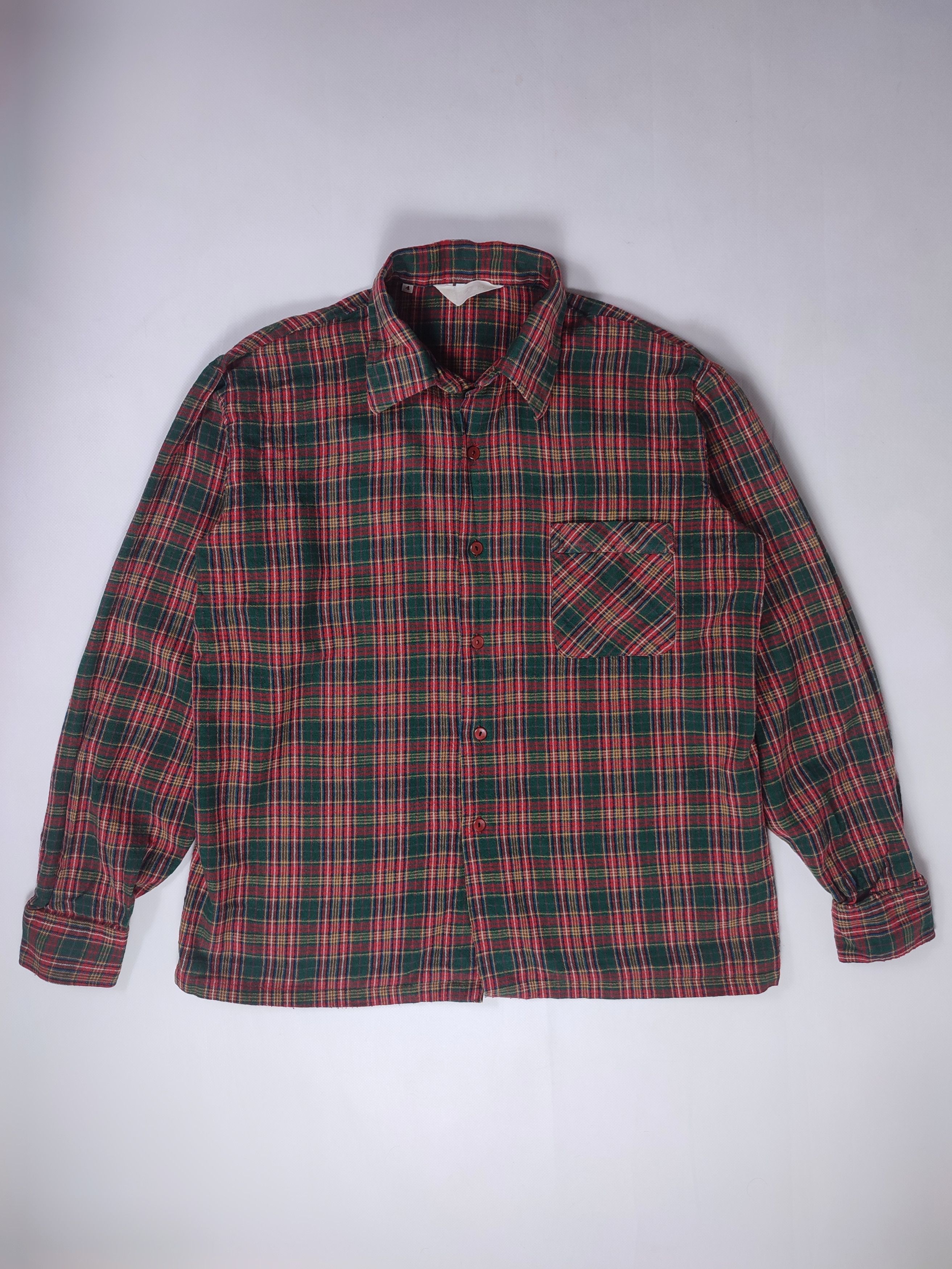 Flannel Vintage Wool 70's flannel shirt Size US S / EU 44-46 / 1 - 6 Thumbnail
