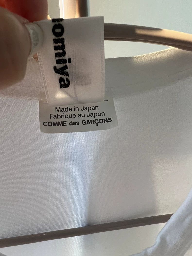 Comme des Garcons Comme Des Garcons White Chiffon Patchwork Short Sleeve T-s Size XS / US 0-2 / IT 36-38 - 3 Thumbnail