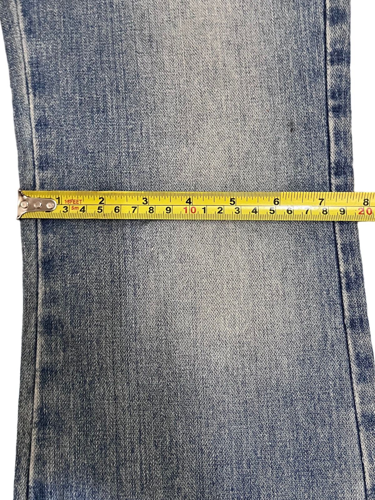 American Apparel × American Eagle Outfitters × American Rag Vintage AOE Distressed Flare Mud Wash Style Jeans Size US 33 - 11 Thumbnail