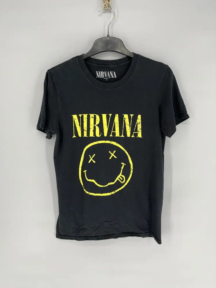 Band Tees Vintage Y2K Nirvana Smile Print Size US S / EU 44-46 / 1 - 1 Thumbnail