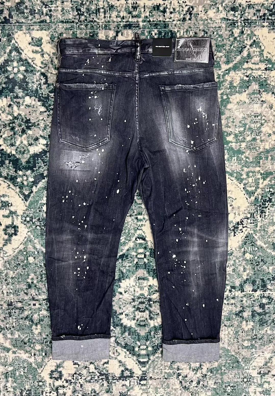 Dsquared2 Dsquared2 2024 SS BIG BROTHER Black Gray Washed 9pt Loose Size US 28 / EU 44 - 2 Thumbnail