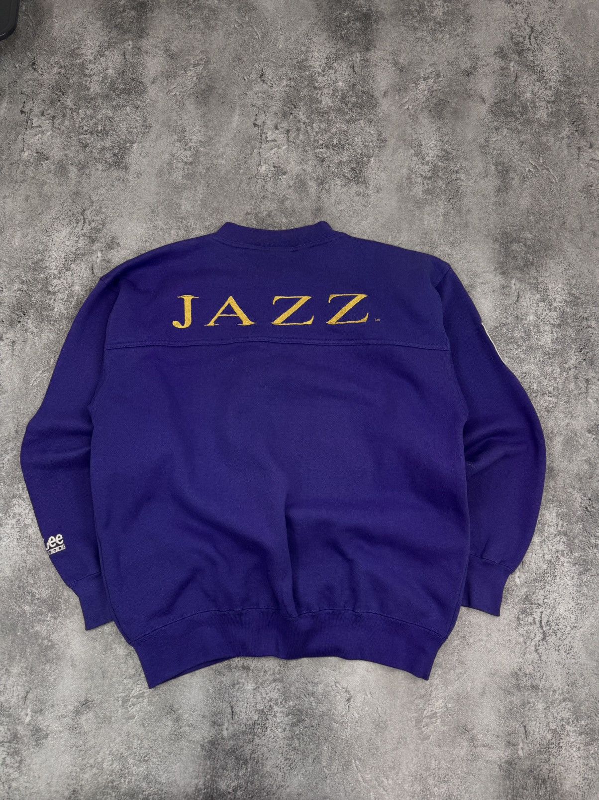 Lee Lee Sport Men Vintage Utah Jazz Crewneck Sweatshirt Purple Size US M / EU 48-50 / 2 - 8 Thumbnail