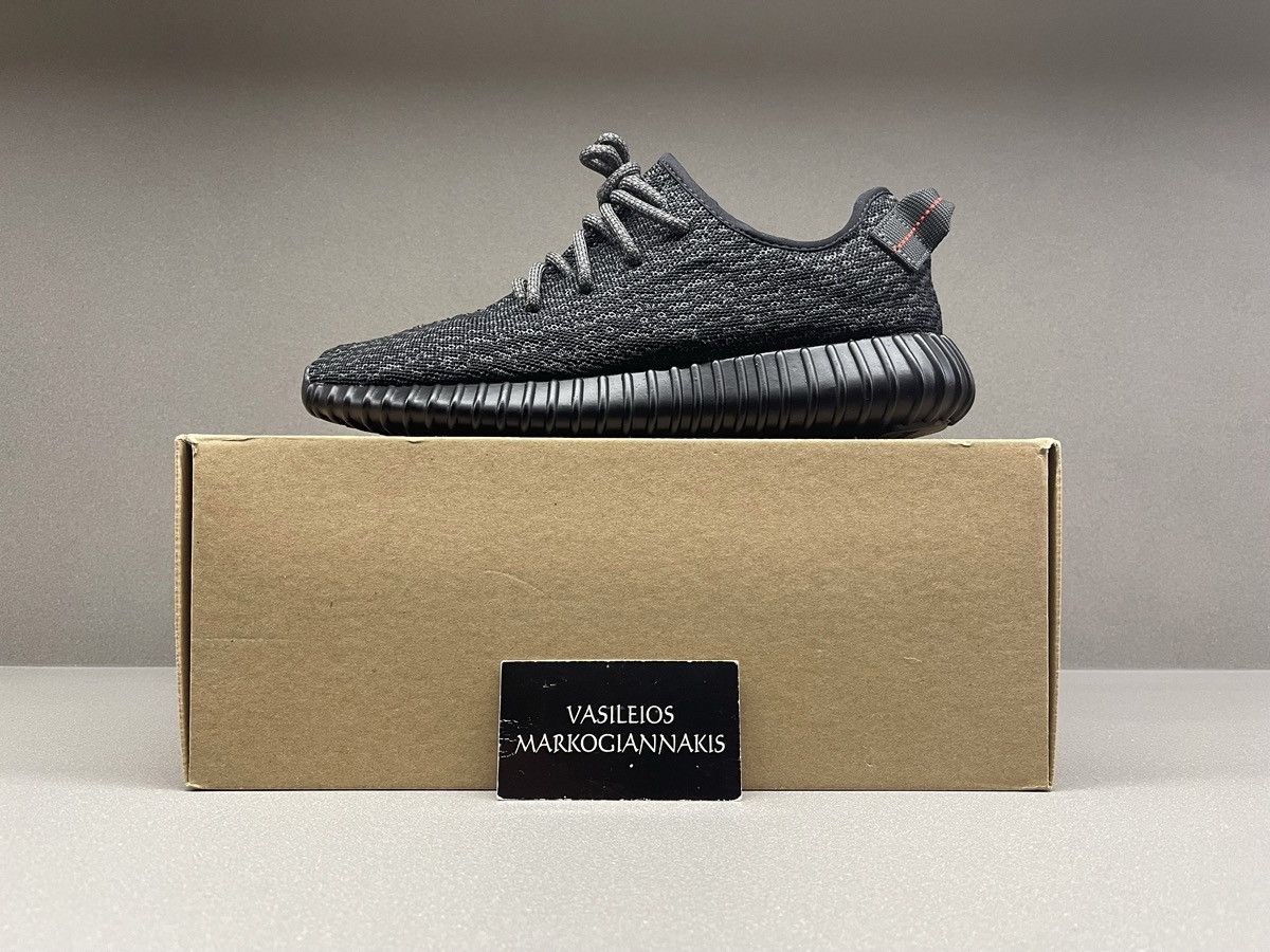 Yeezy Adidas Yeezy boost 350 v1 Pirate black 2016 Size US 9 / EU 42 - 1 Thumbnail
