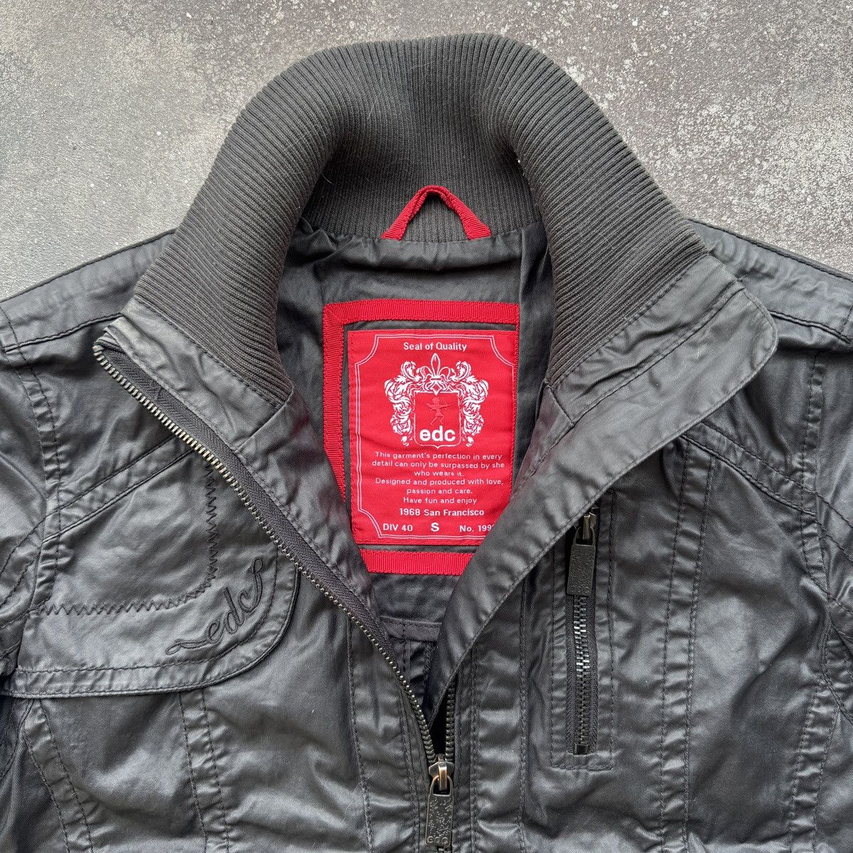 If Six Was Nine Esprit Vintage Japan Style Y2K Military Utility Jacket Size S / US 4 / IT 40 - 3 Thumbnail