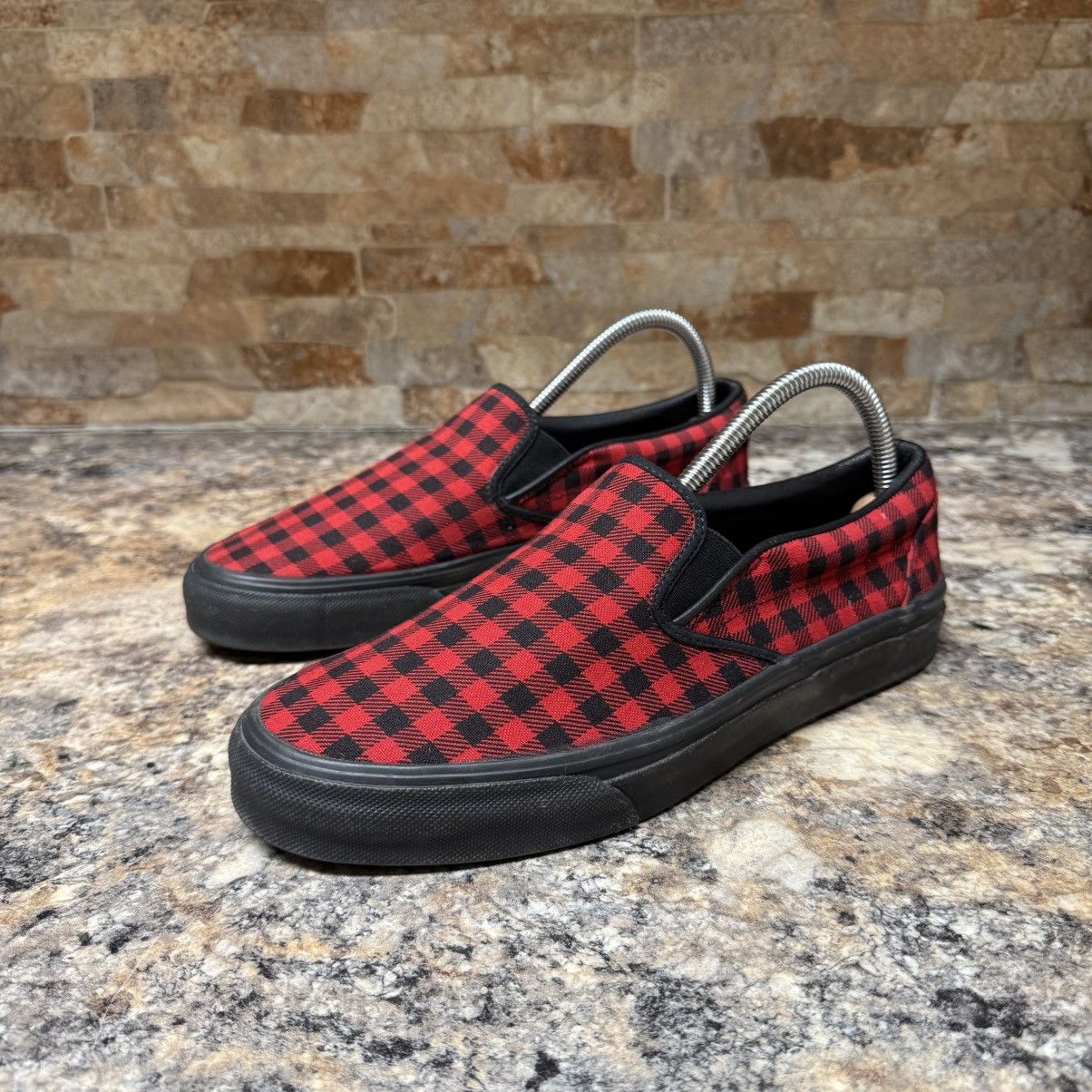 Number (N)ine Number (N)ine SS05 Checkered Slip On Size 8 (Fits US 8.5) Size US 8 / EU 41 - 1 Thumbnail