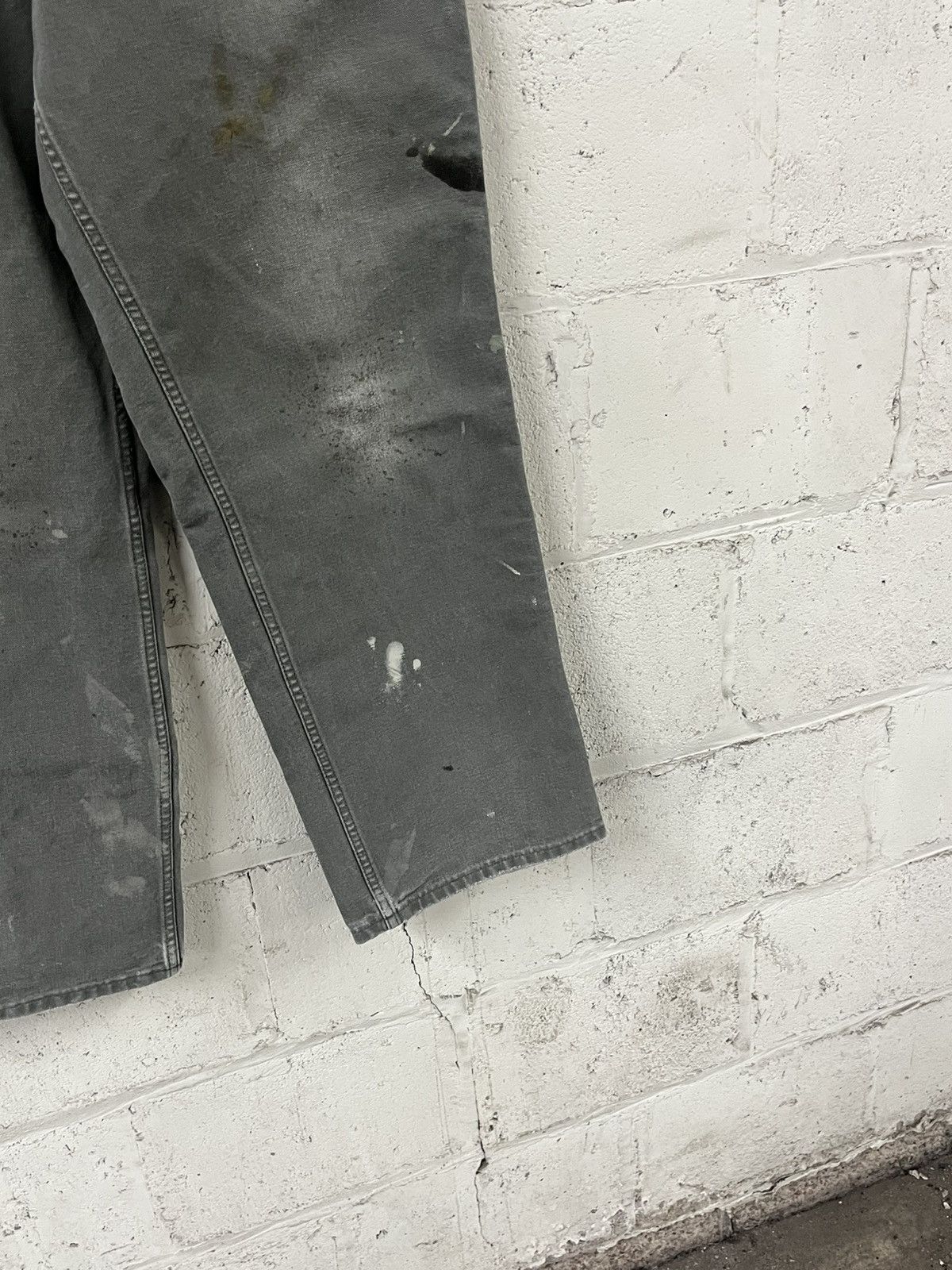 Carhartt Carhartt carpanter cargo pants thrashed faded moss green Size US 30 / EU 46 - 9 Thumbnail