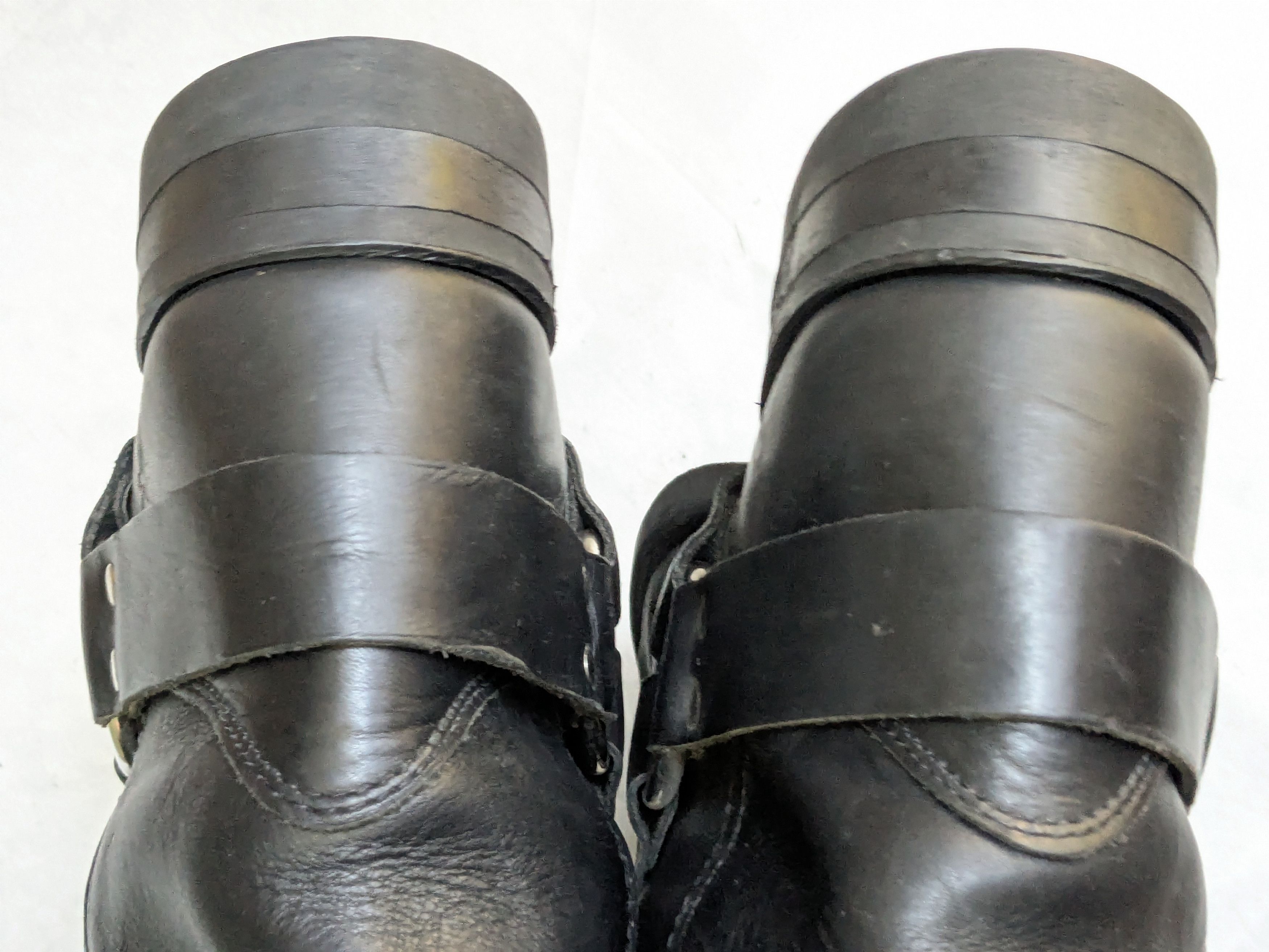 Frye Frye Harness Boots Black 12 M Leather Buckle Size US 12 / EU 45 - 15 Thumbnail