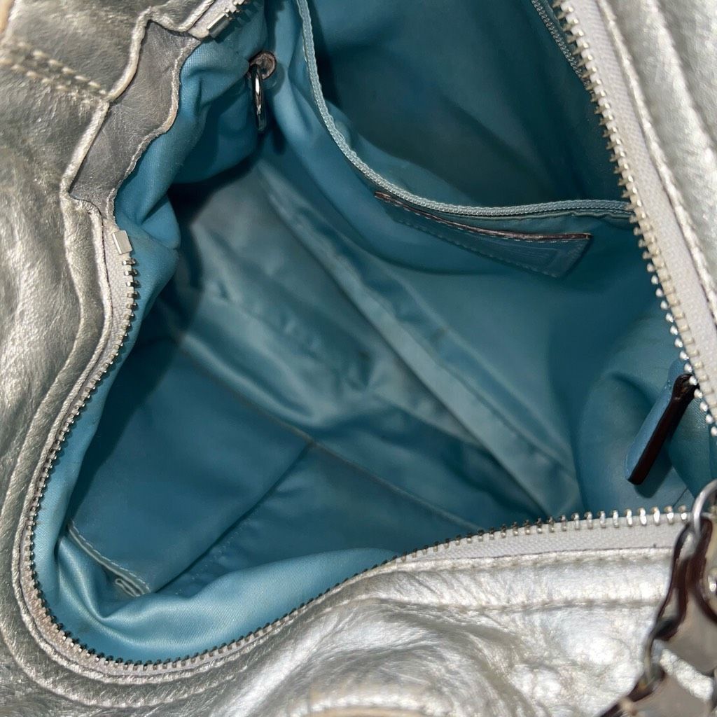 Coach COACH Signature ZOE HOBO Khaki/metallic Jacquard Leather Bag Size ONE SIZE - 14 Thumbnail