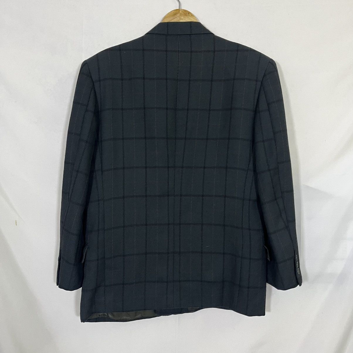 Vintage Vintage Blanc Bine Plaid Wool Sport Coat Blazer Jacket Size US M / EU 48-50 / 2 - 9 Thumbnail
