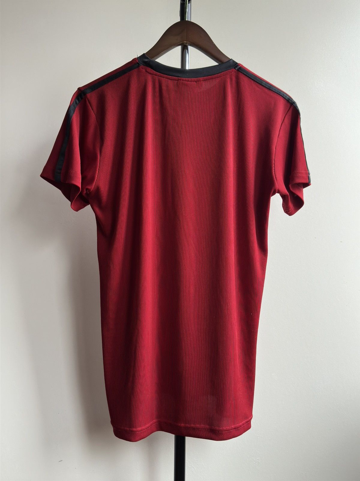 Nike × Vintage Vintage y2k Nike Mini Swoosh Striped Tee Size US M / EU 48-50 / 2 - 6 Thumbnail