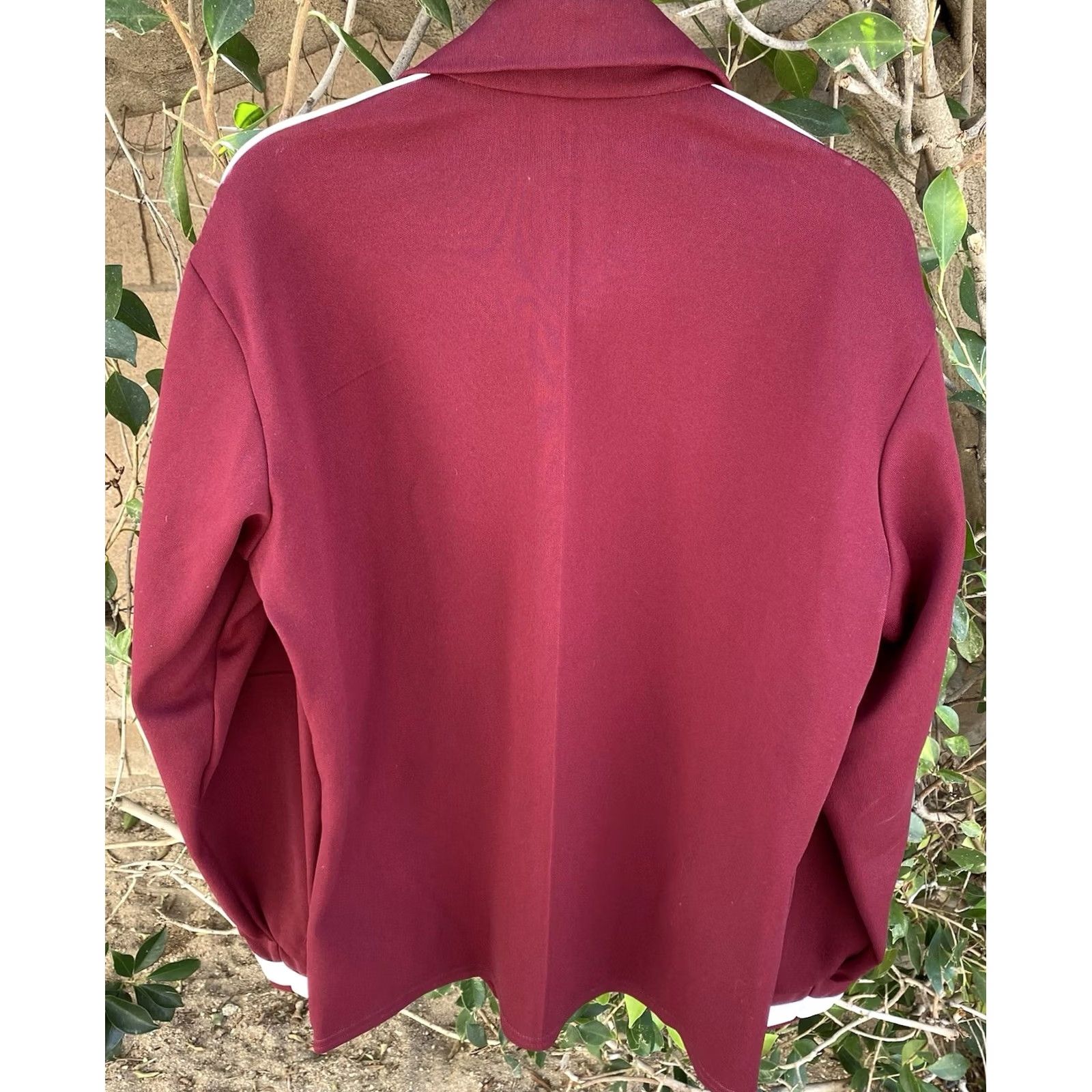 Vintage VINTAGE Broderick MSU Track Jacket USA Red Stripe Zip Full Zip Pockets Mens M 70s 60s Athletic Polyester Nylon Size US M / EU 48-50 / 2 - 6 Thumbnail