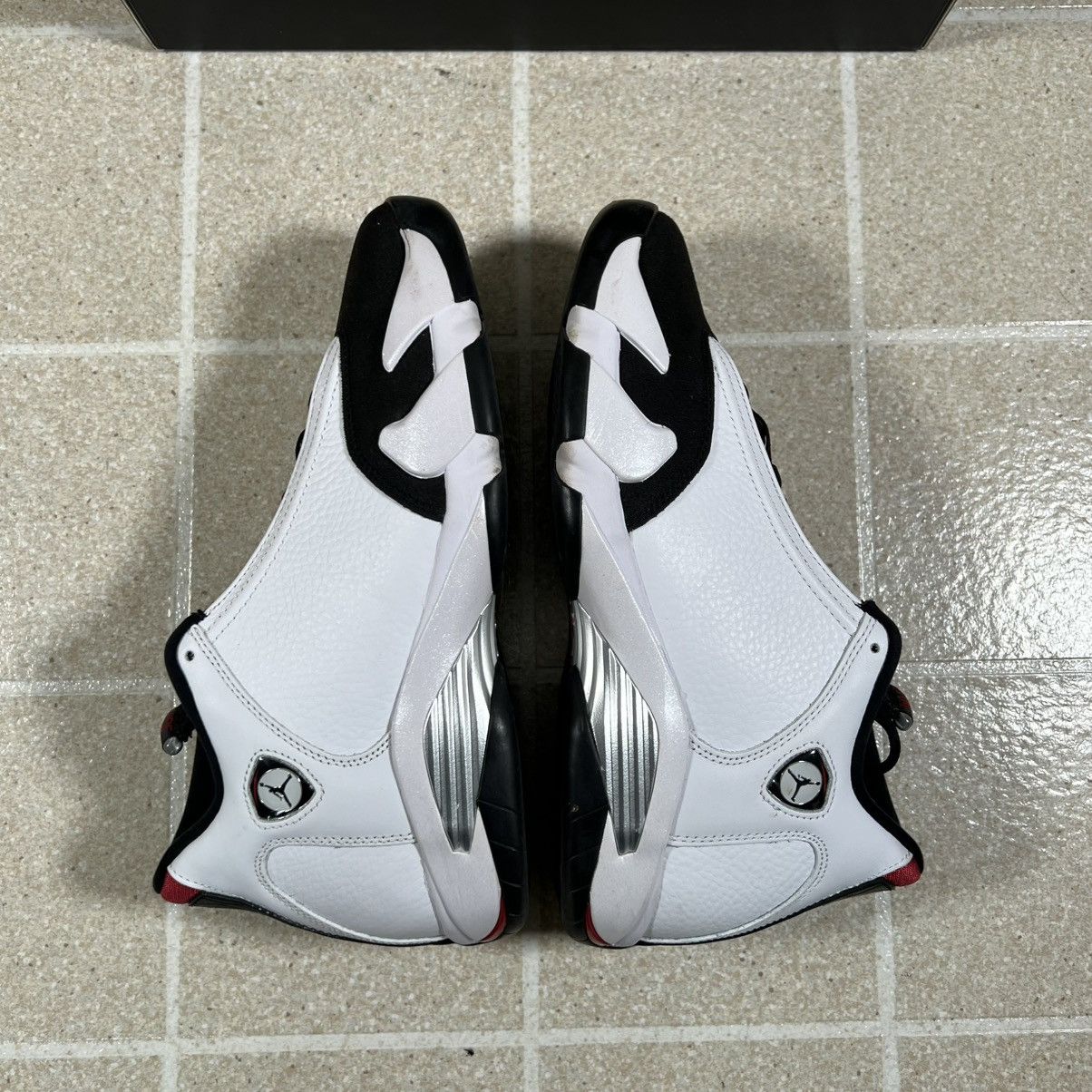 Jordan Brand Nike Air Jordan 14 Retro 2024 Black Toe Red White Size 10 Size US 10 / EU 43 - 7 Thumbnail