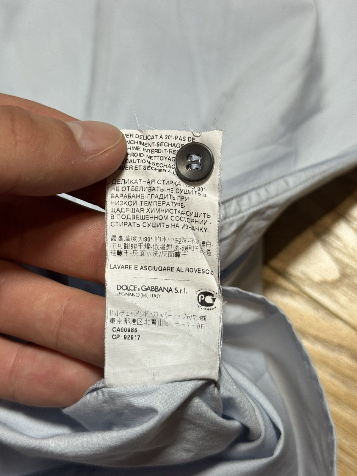 Dolce & Gabbana Dolce & Gabana Shirt Martini Size 52L - 6 Thumbnail