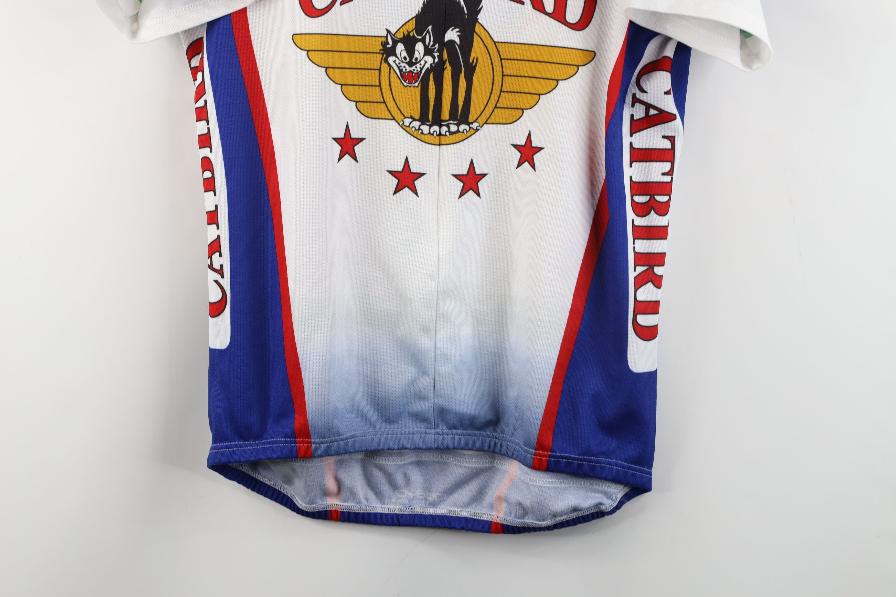 Vintage Vintage Navy Cat Bird Italy JP-5 Cycling Bicycle Jersey Size US XL / EU 56 / 4 - 3 Thumbnail