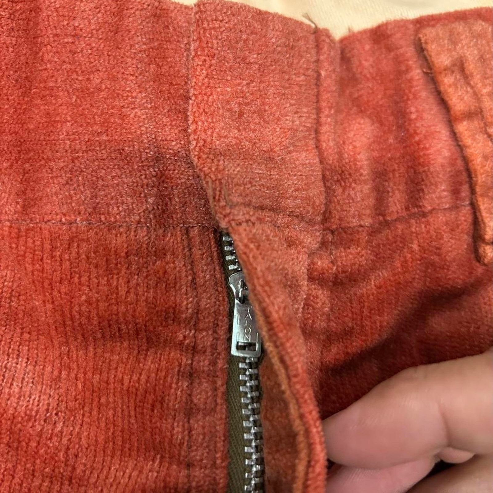 Other Vtg 70s red corduroy flare Size US 30 / EU 46 - 3 Thumbnail