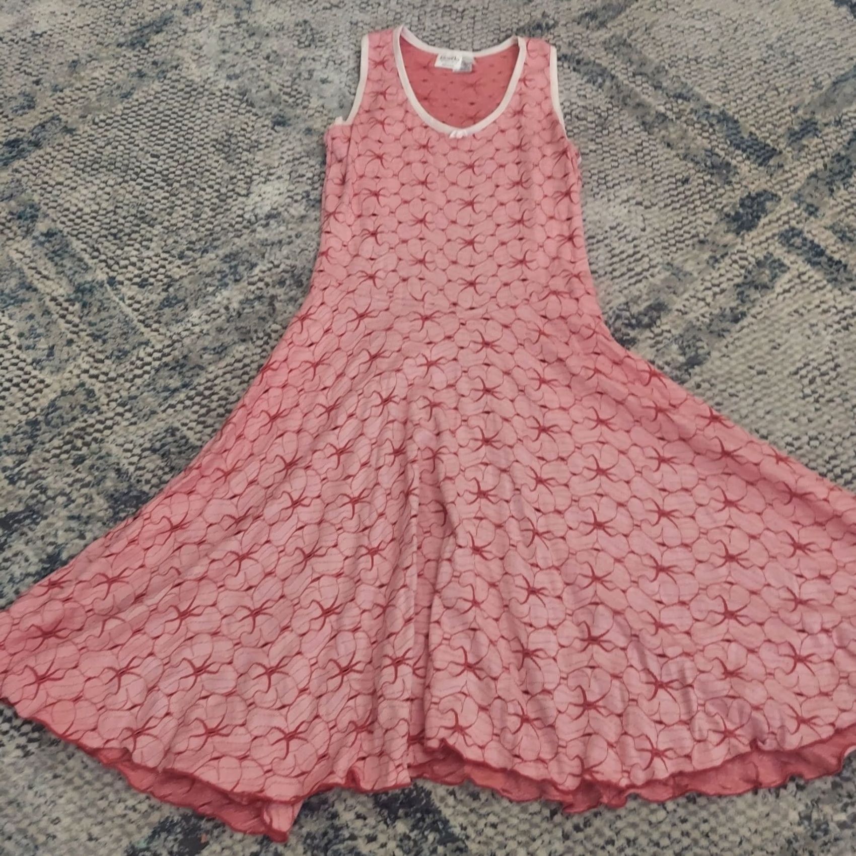 Vintage Biondo Beverly Hills Dress Women's Sleeveless Pink S Maxi Long Casual Party/Cocktail Formal Redefined 90s (none) Size S / US 4 / IT 40 - 3 Thumbnail