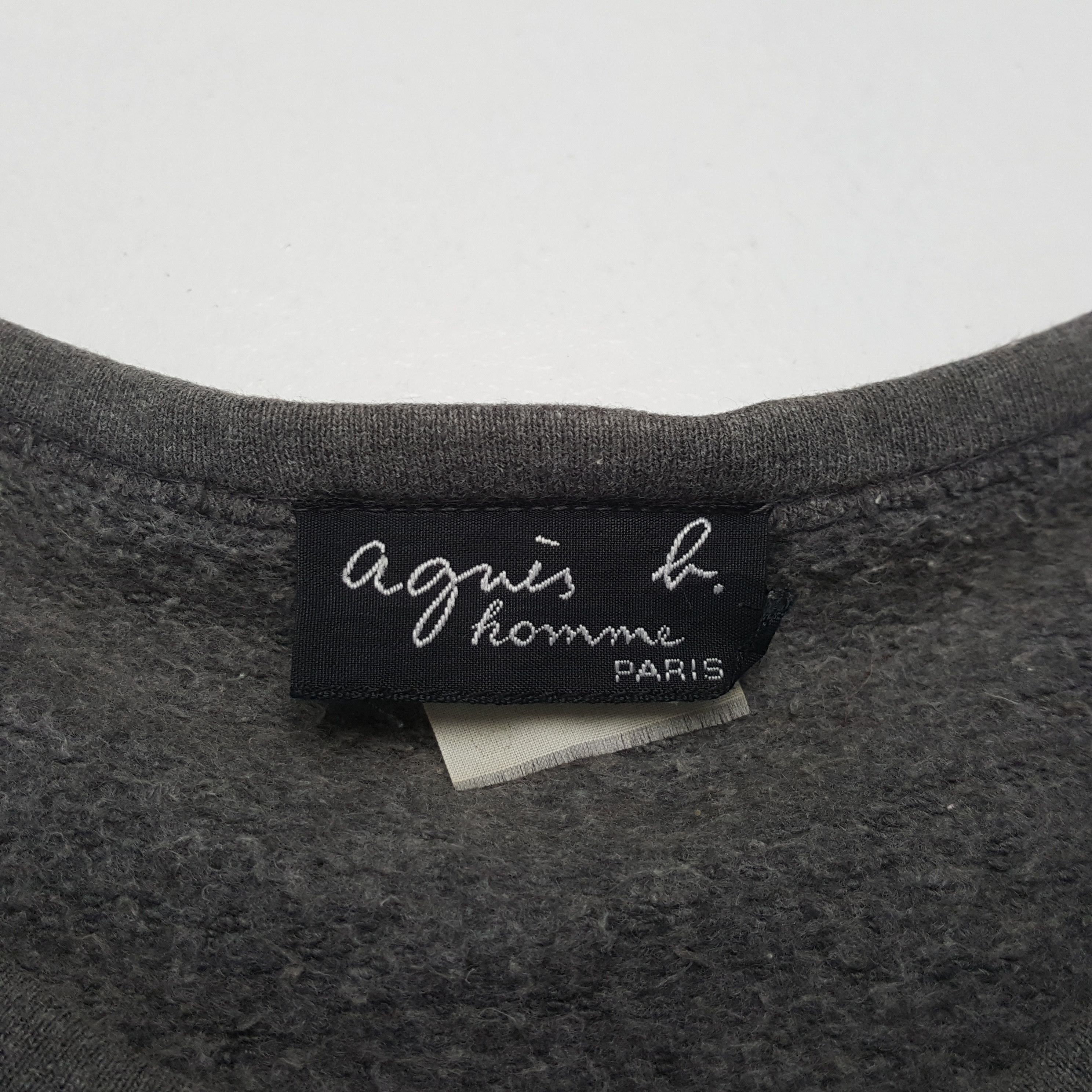 agnes b. Vintage Agnes Paris Fashion Brand Sweatshirt C304N3 Size L / US 10 / IT 46 - 6 Thumbnail