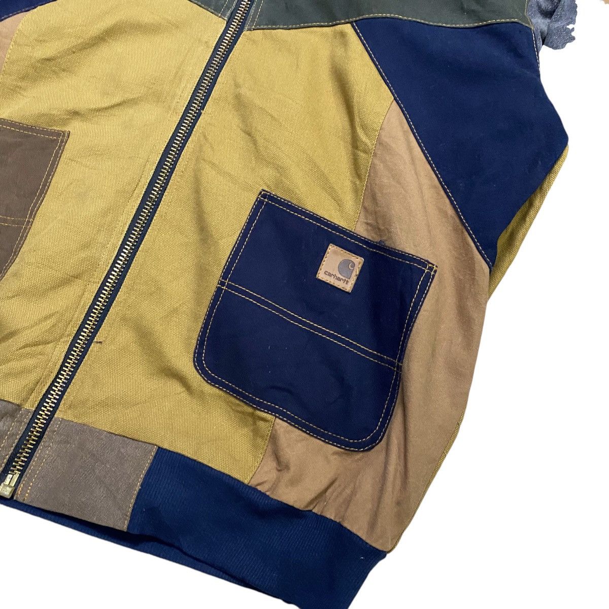 Carhartt Vintage reworked Carhartt active Jacket patchwork Size US L / EU 52-54 / 3 - 12 Thumbnail