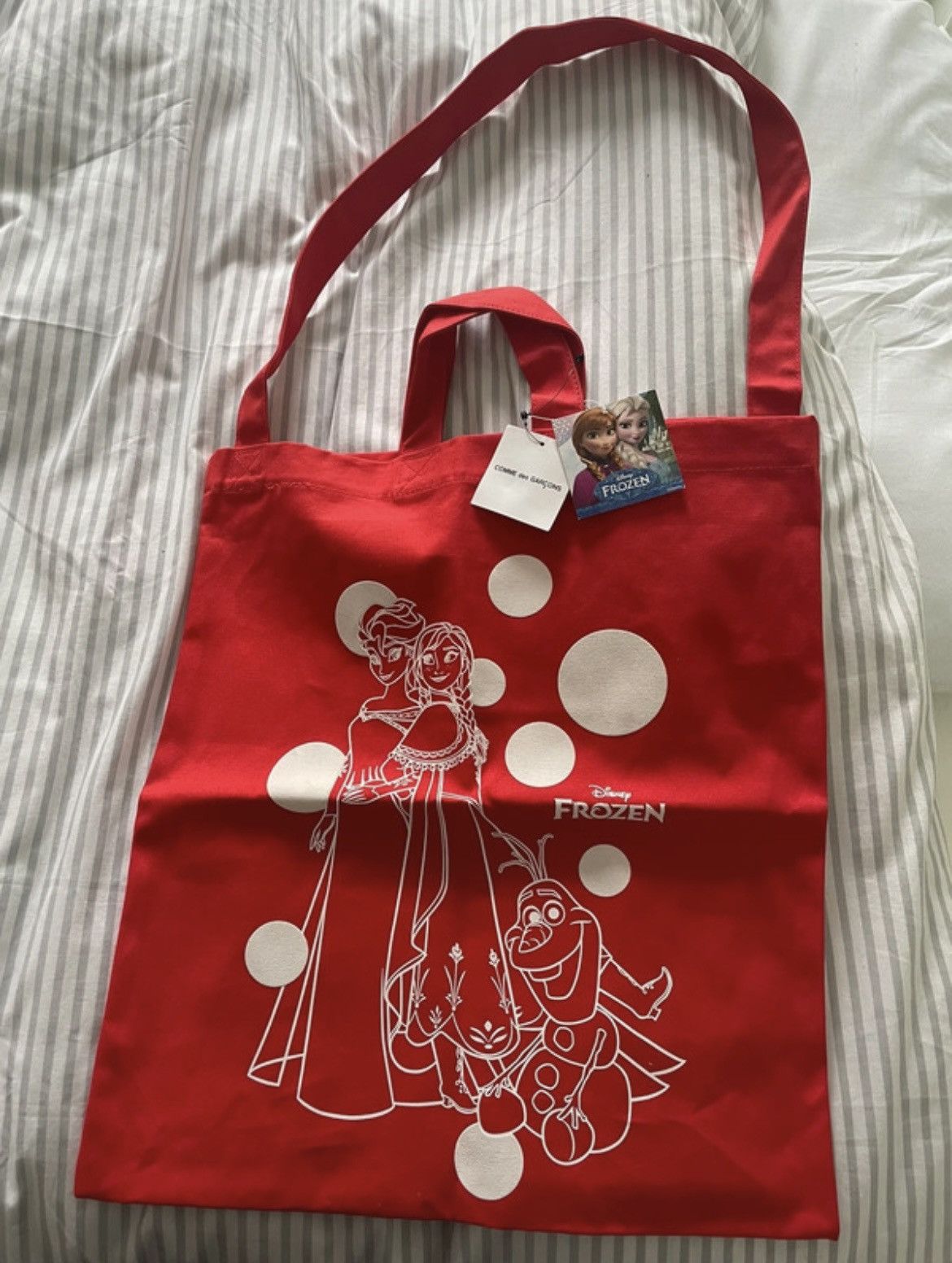 Comme des Garcons Comme des Garçons x Disney Frozen Tote Bag Made Japan NWT Size ONE SIZE - 4 Thumbnail