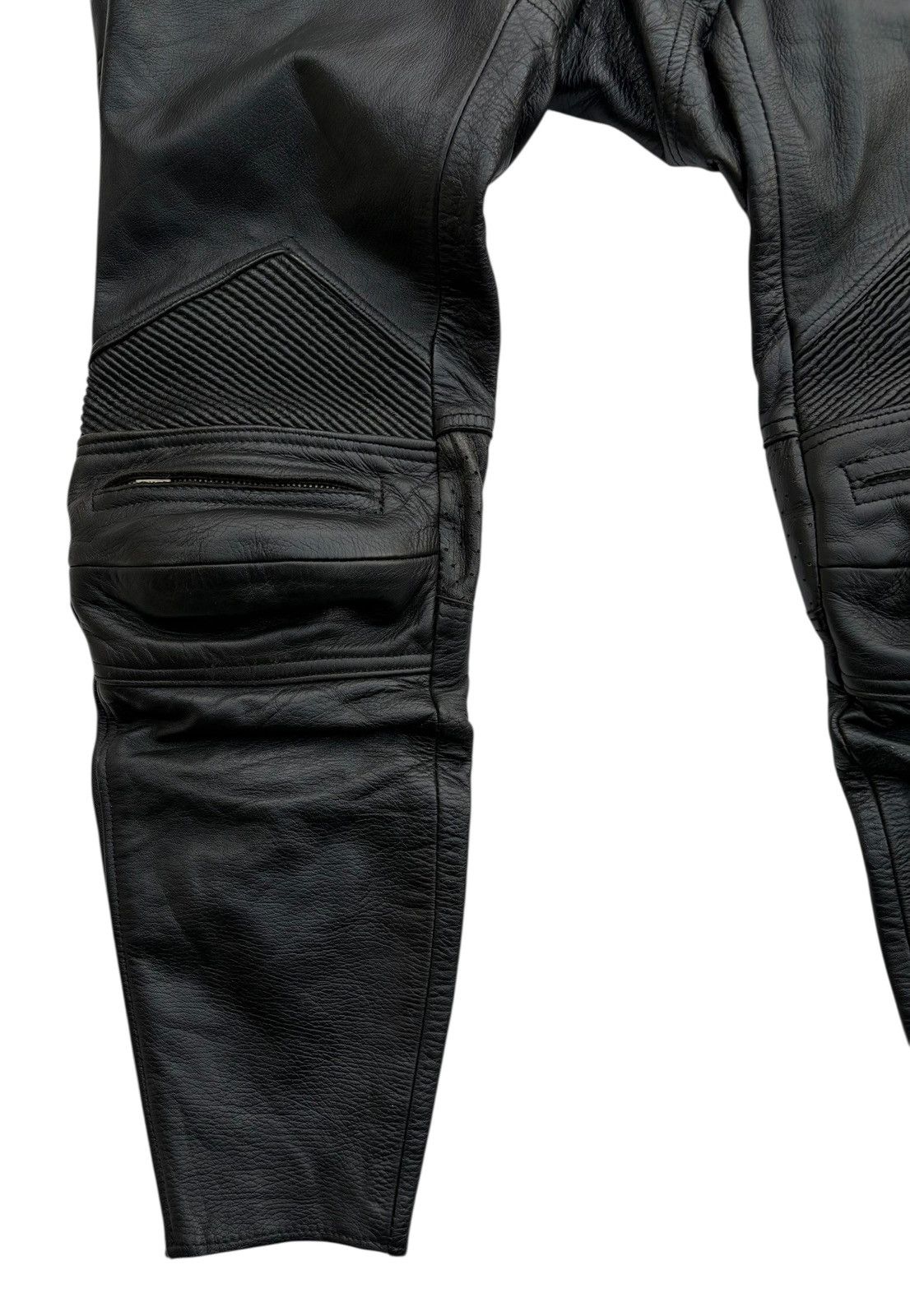 Leather × Vintage Vintage Spazzio Kevlar Riding Bikers Racing Leather Pants Size US 28 / EU 44 - 6 Thumbnail