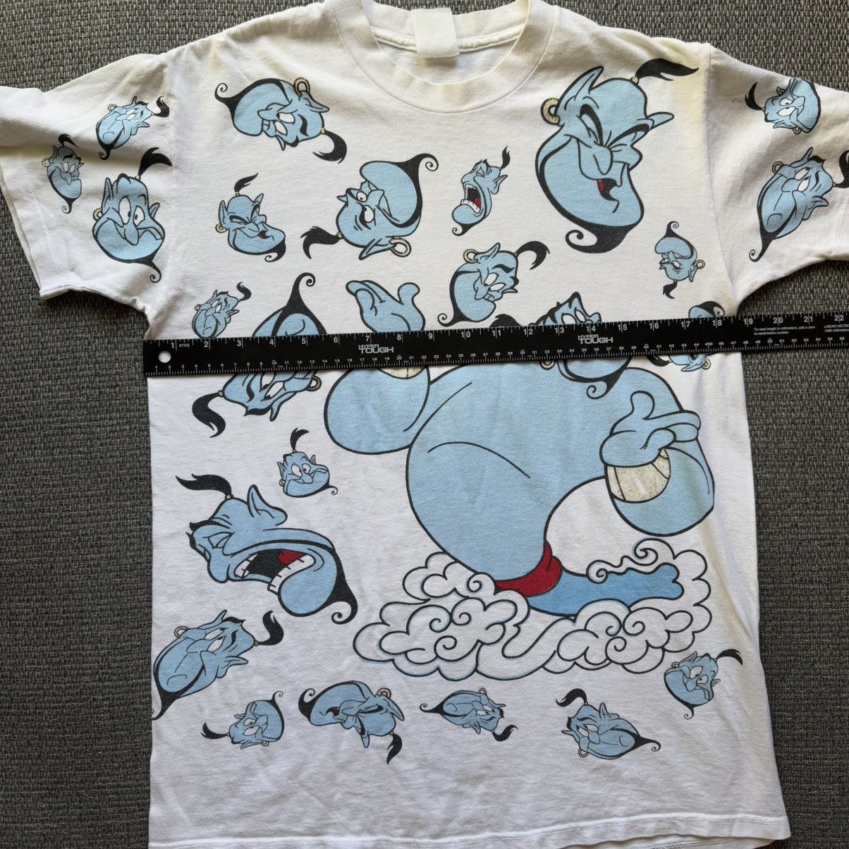 Disney × Vintage Vintage 80’s - 90’s Aladdin The Genie AOP Graphic T-shirt Size US S / EU 44-46 / 1 - 5 Thumbnail