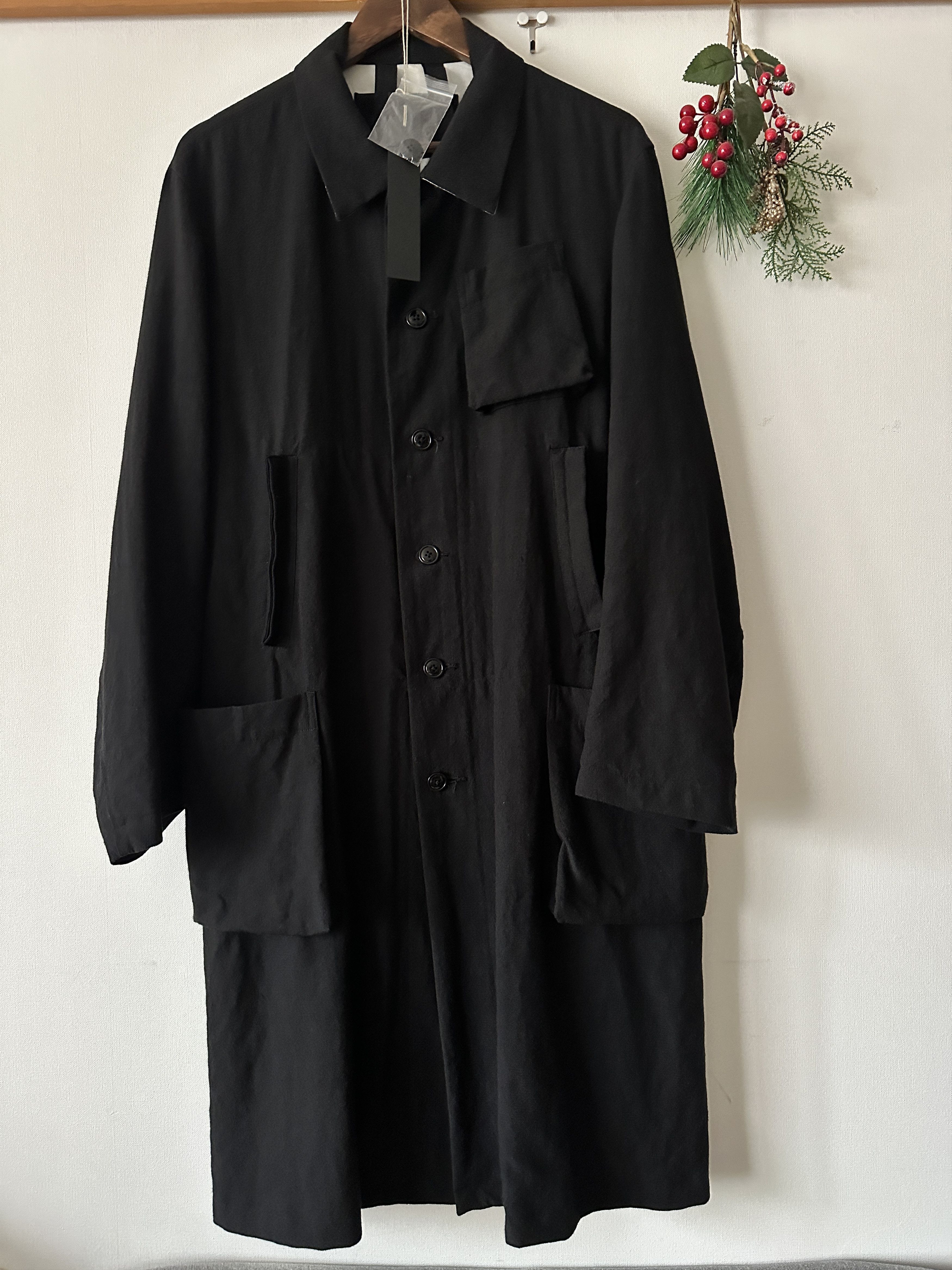 KLASICA KLASICA Kistel Linen Wool Monotone Hound Tooth Coat 21AW Size US M / EU 48-50 / 2 - 2 Thumbnail