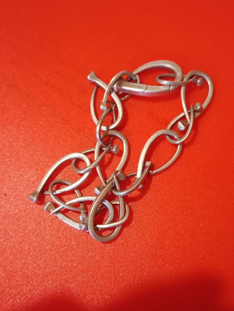 Gucci Vintage Gucci Silver Bracelet Size ONE SIZE - 1 Thumbnail