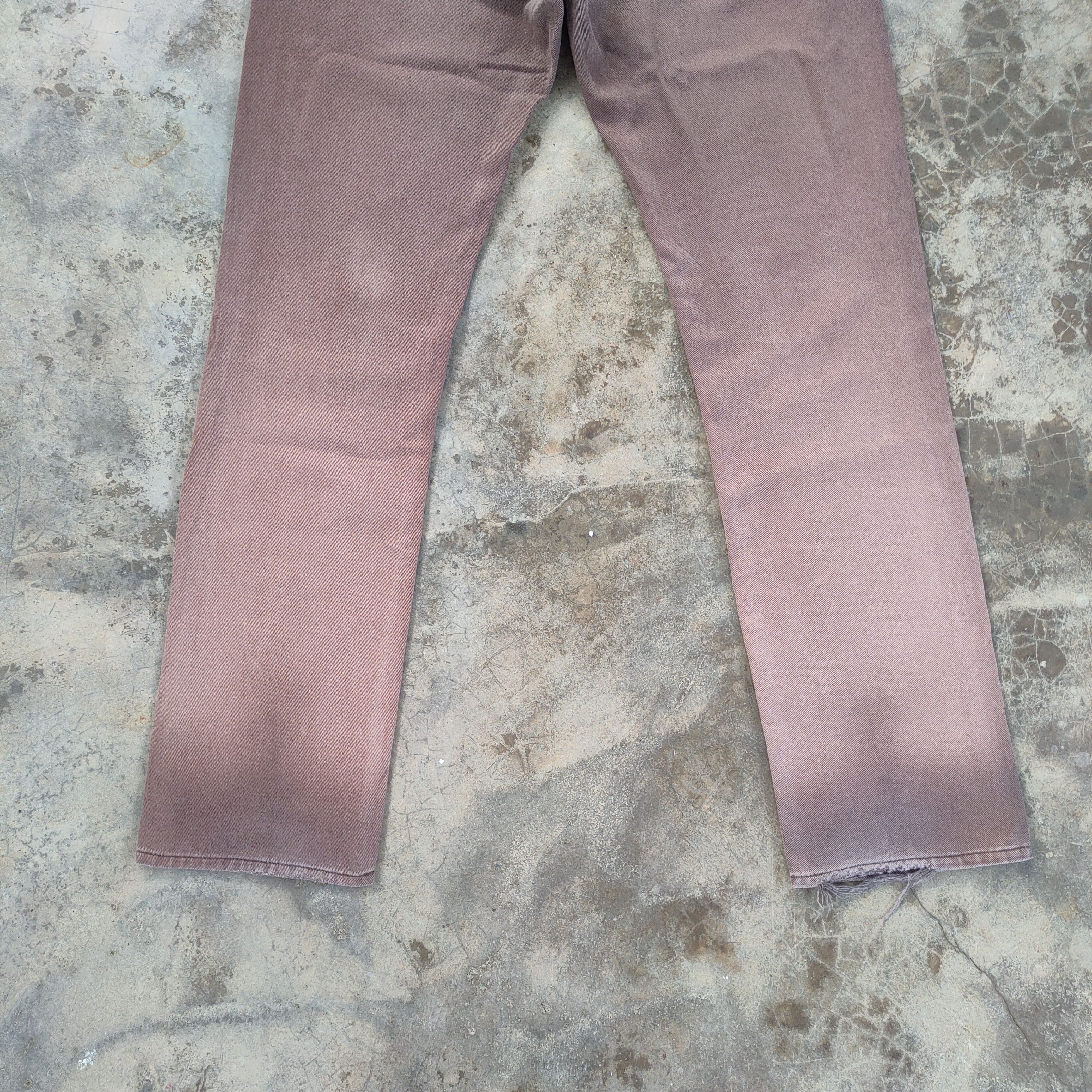 Japanese Brand VINTAGE SLIM FIT JAPANESE FADED BROWN DISTRESSED JEAN PANTS Size US 34 / EU 50 - 9 Thumbnail
