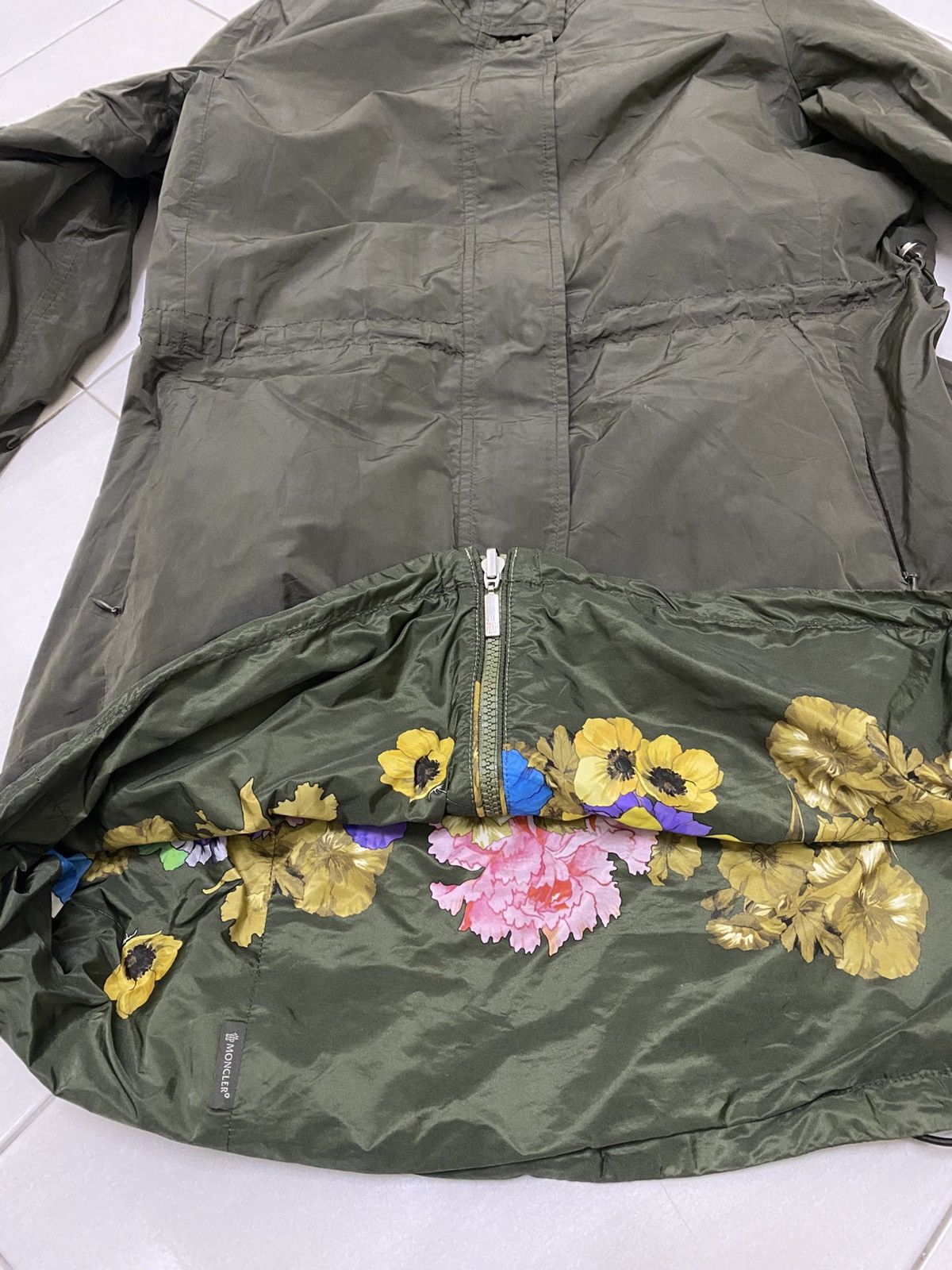 Designer × Moncler MONCLER FLORAL REVERSABLE HOODIE JACKET Size M / US 6-8 / IT 42-44 - 8 Thumbnail