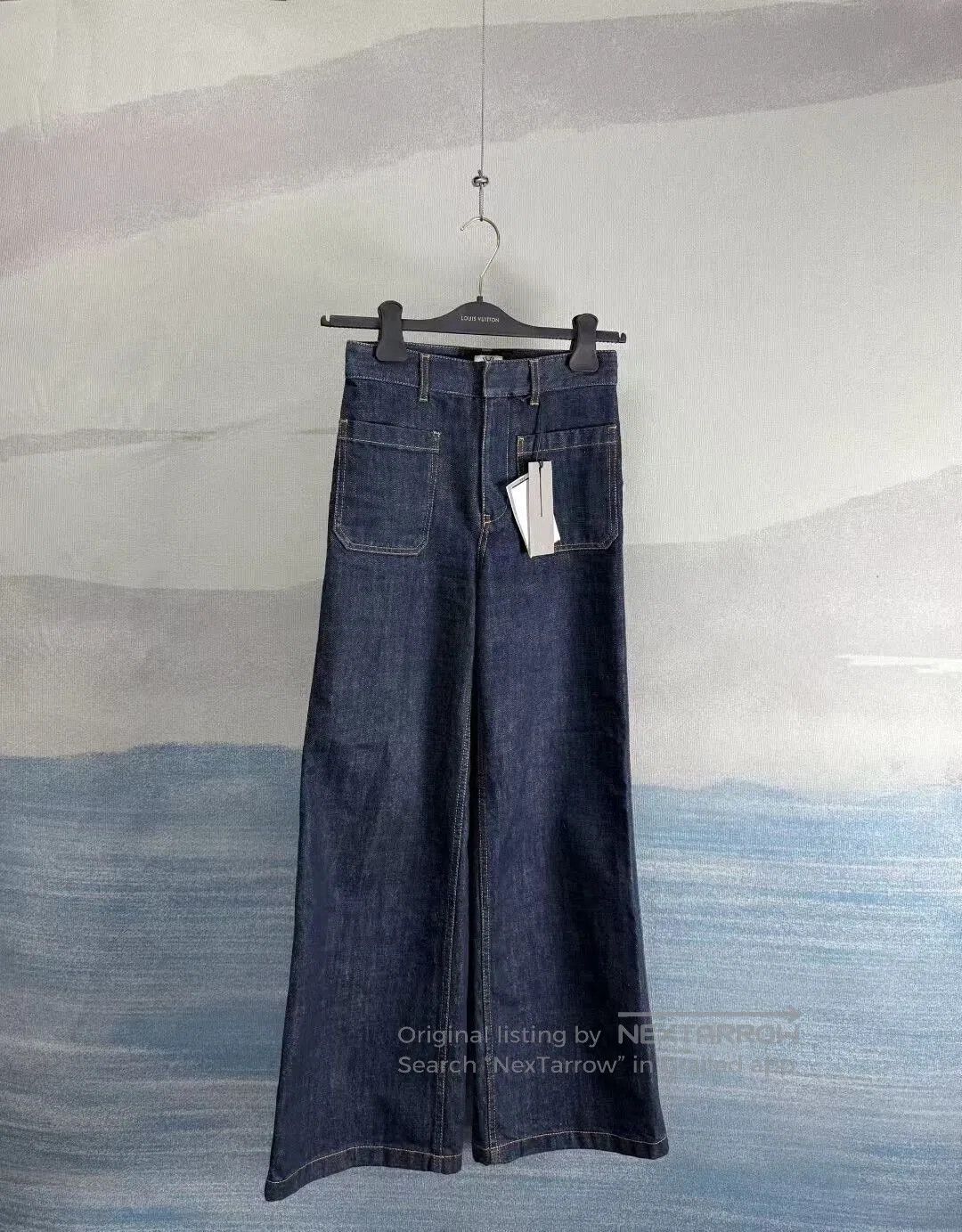 Dior Dior Dark Blue Wide Leg Denim Pants. Size US 32 / EU 48 - 1 Thumbnail