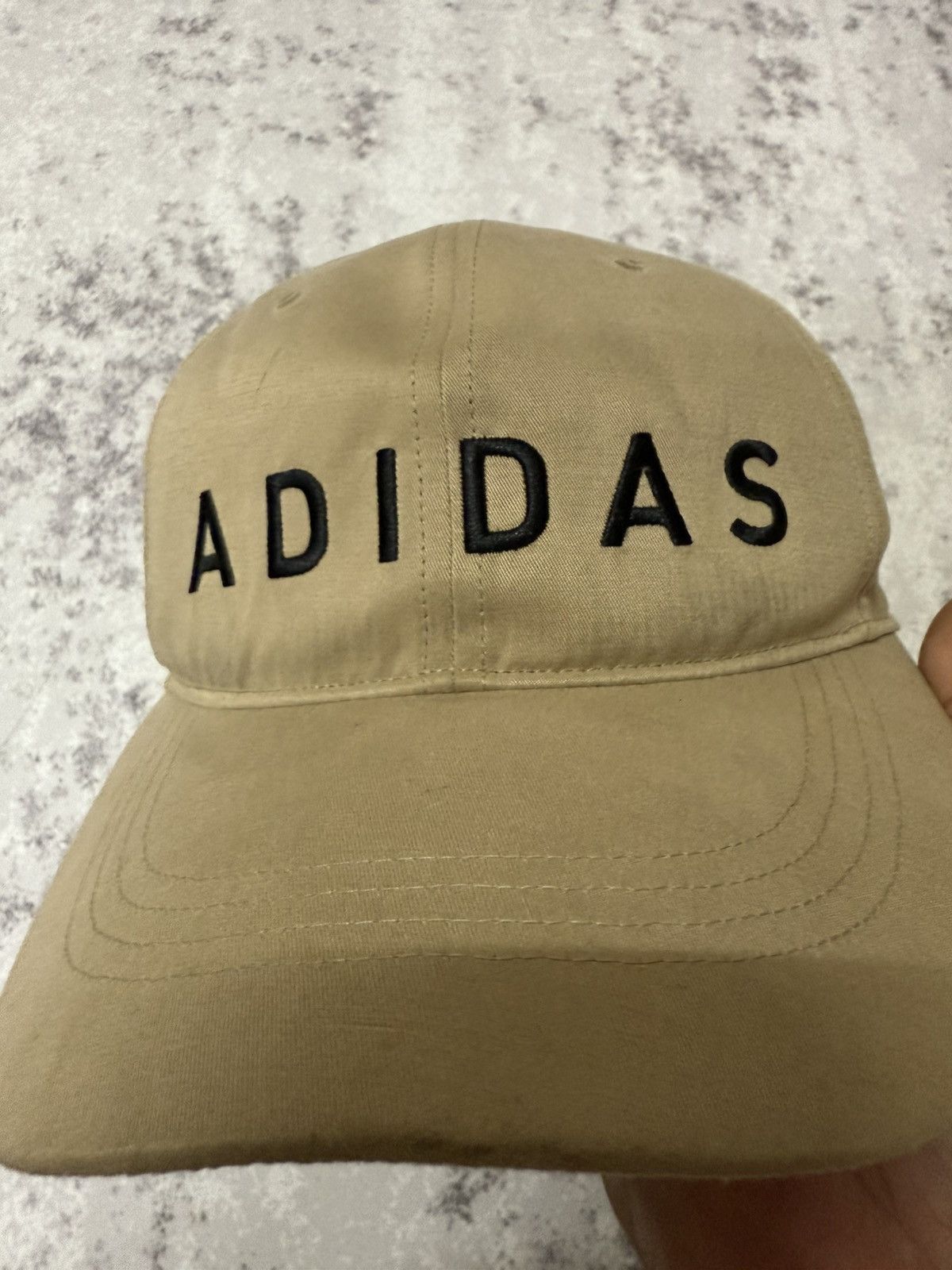 Adidas Adidas Strap Back Cap Beige Size ONE SIZE - 7 Thumbnail