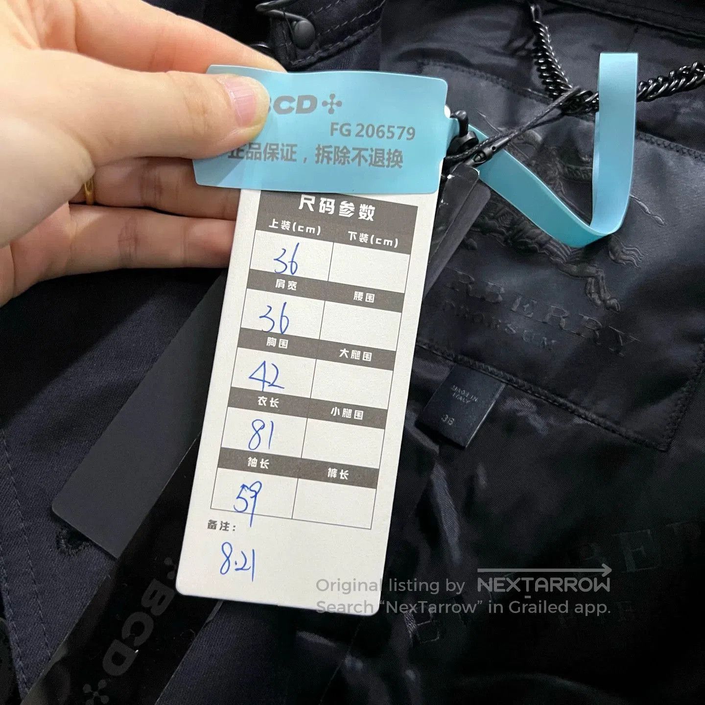 Burberry Burberry Black Double-Breasted Trench Coat. Size XS / US 0-2 / IT 36-38 - 5 Thumbnail