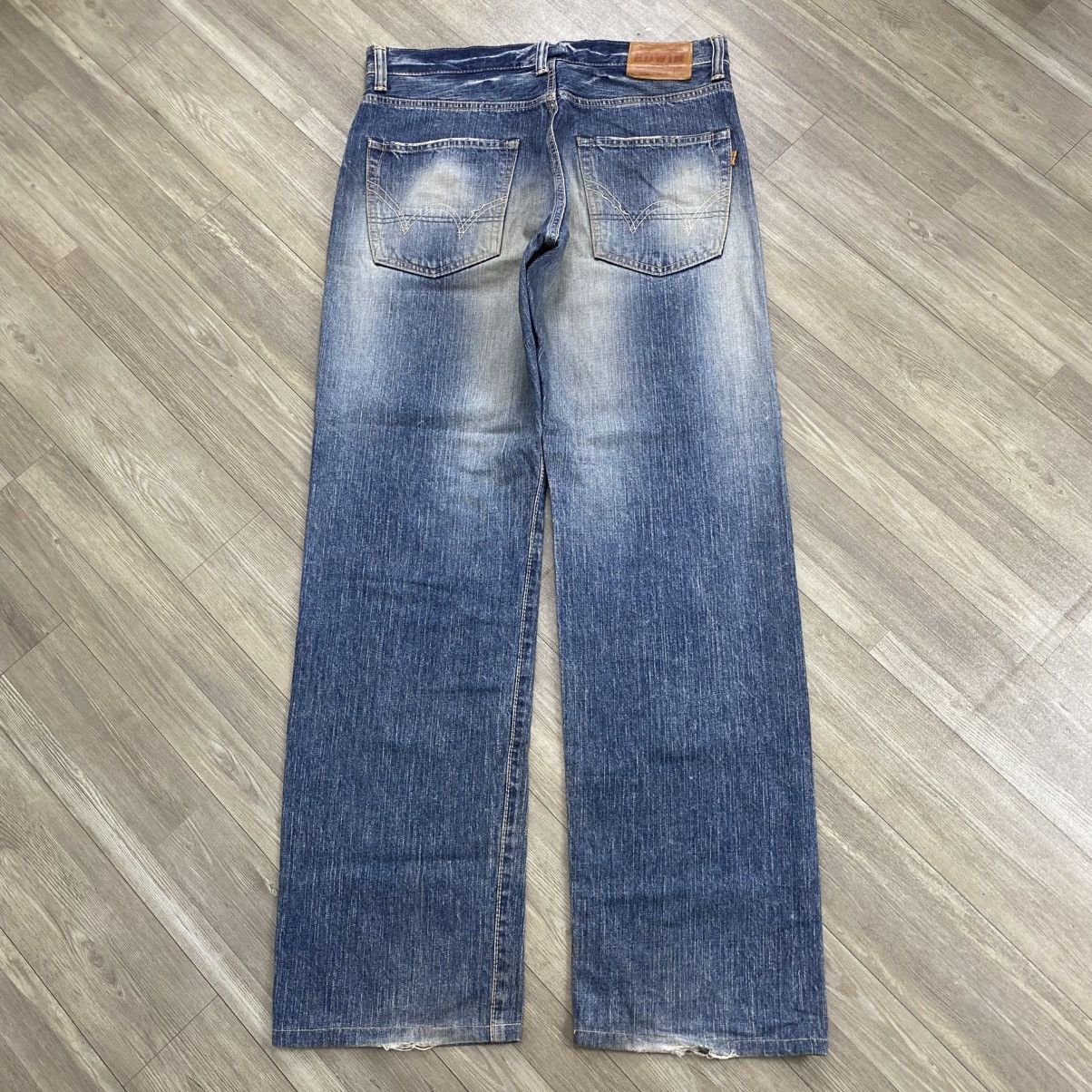 Edwin 1990s Vintage Edwin 505Z Selvedge Japan Faded Jeans 32x34 Size US 32 / EU 48 - 20 Thumbnail