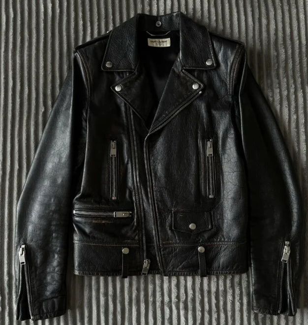 Saint Laurent Paris Saint Laurent Leather Jacket (2017) Size US S / EU 44-46 / 1 - 1 Thumbnail