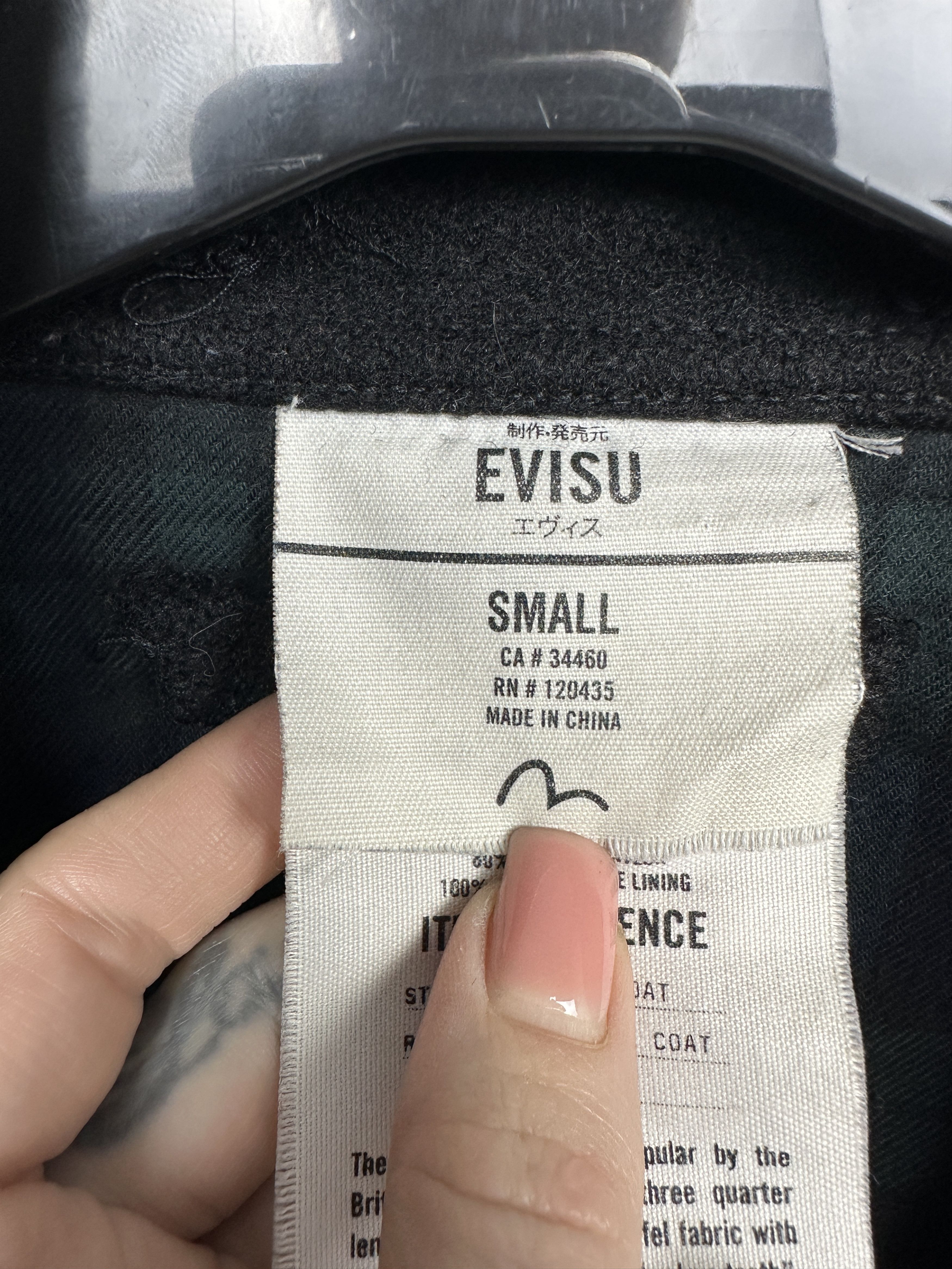 Evisu Evisu Vintage Mens Wool Duffle Coat Size US S / EU 44-46 / 1 - 4 Thumbnail
