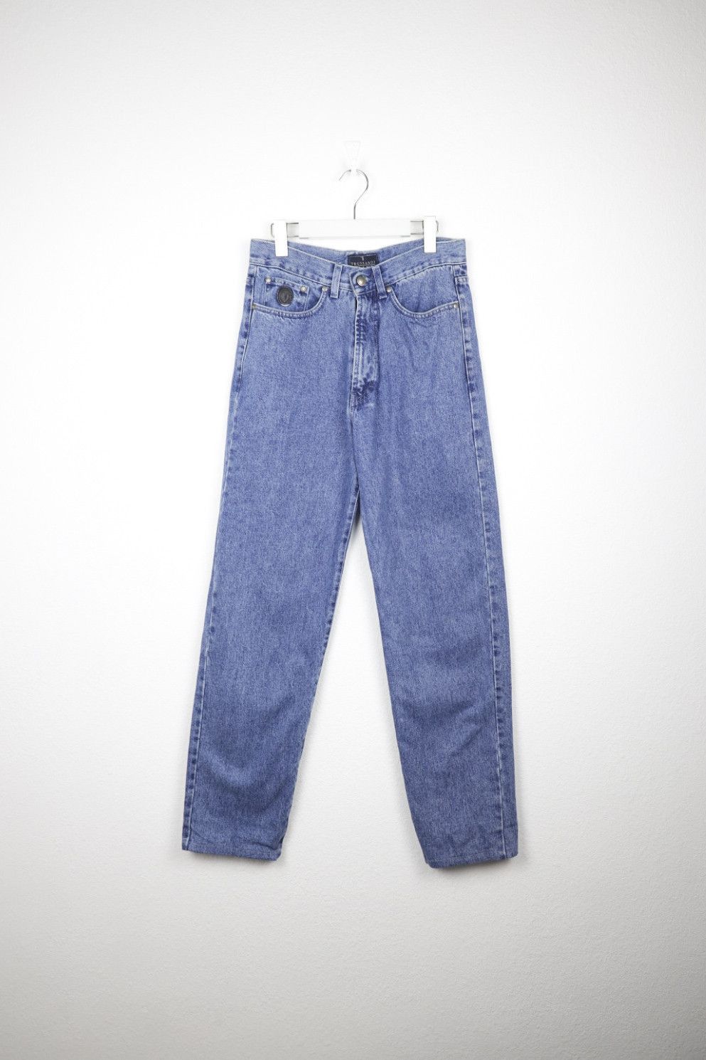 Trussardi × Vintage Vintage Trussardi Jeans Blue Washed Jeans Denim Pants Size US 32 / EU 48 - 1 Thumbnail
