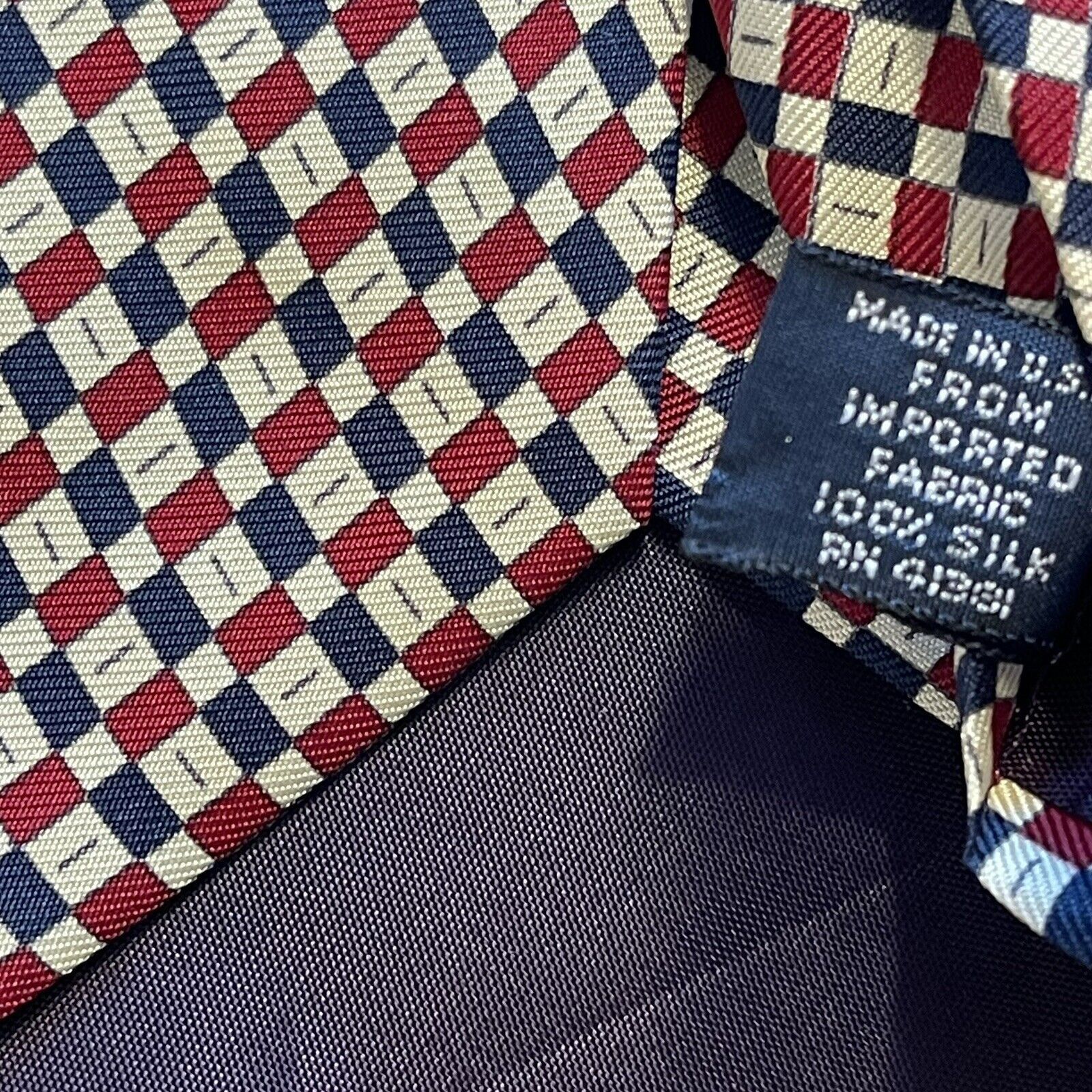 Polo Ralph Lauren Polo Ralph Lauren Vtg Multi Microcheck Silk Tie Nordstrom Size ONE SIZE - 7 Thumbnail