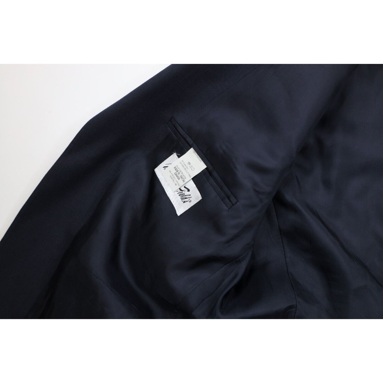 Ralph Lauren Ralph Lauren 2 Piece Wool Suit Wedding Navy Blue Size 40R - 6 Thumbnail
