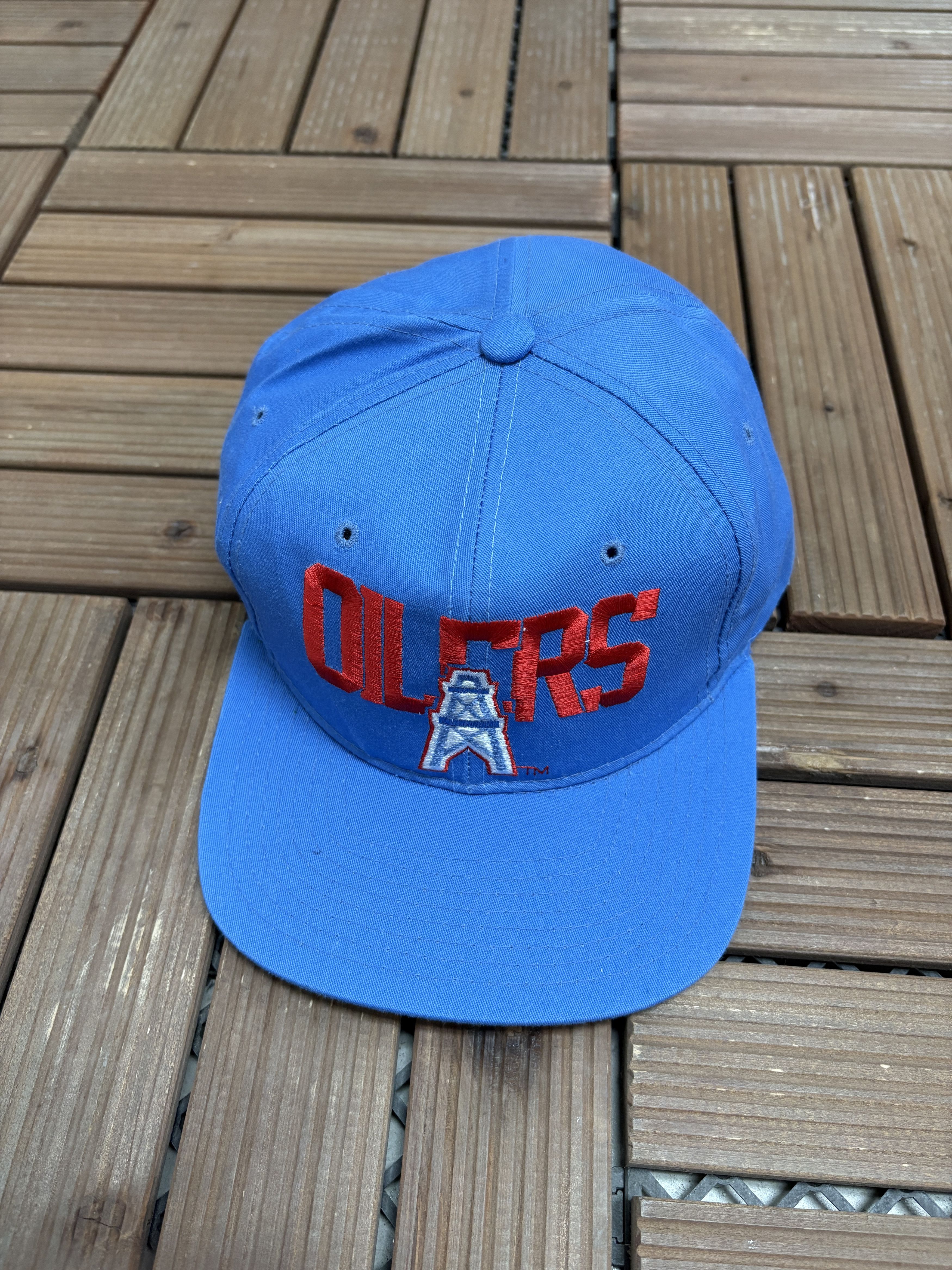 New Era Houston Oilers Vintage Made in USA Snap Back Hat Size ONE SIZE - 1 Thumbnail