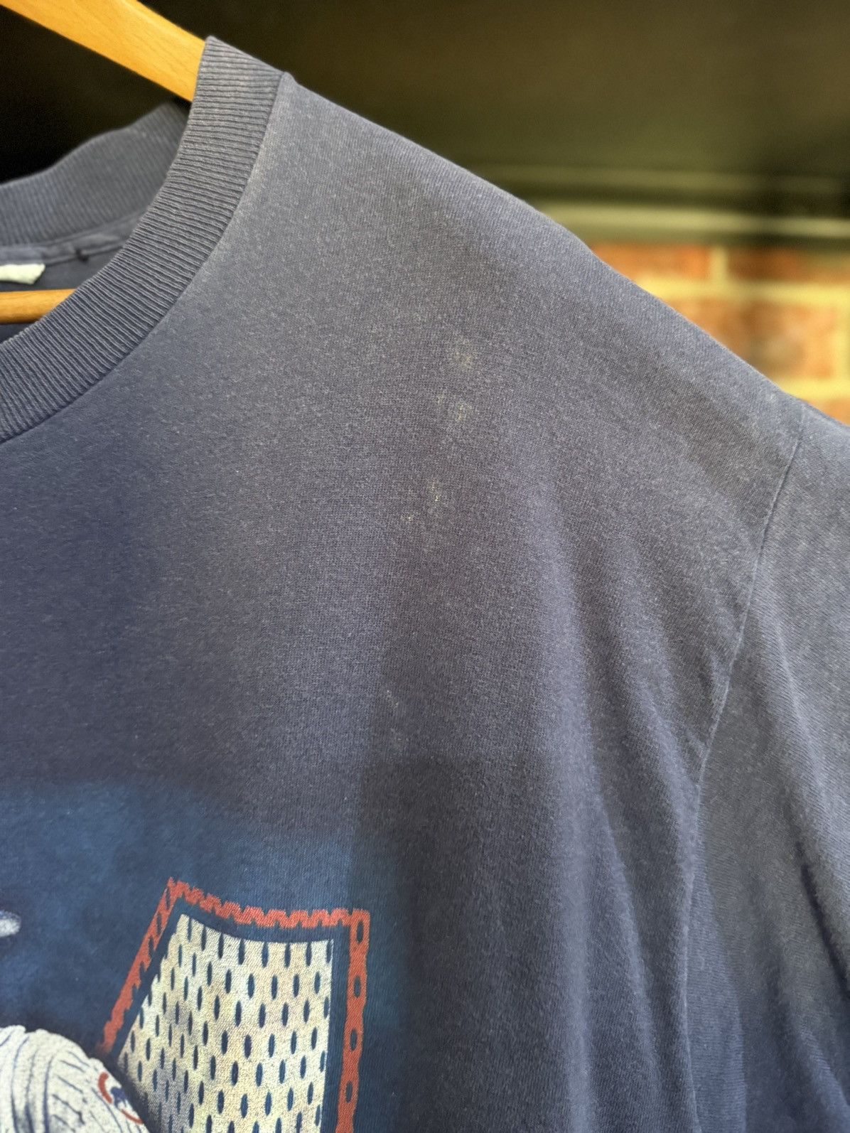 MLB × NFL × Vintage Vintage 90s Kenny Woods MLB Pro Player Sun Faded Tee Size US XL / EU 56 / 4 - 9 Thumbnail