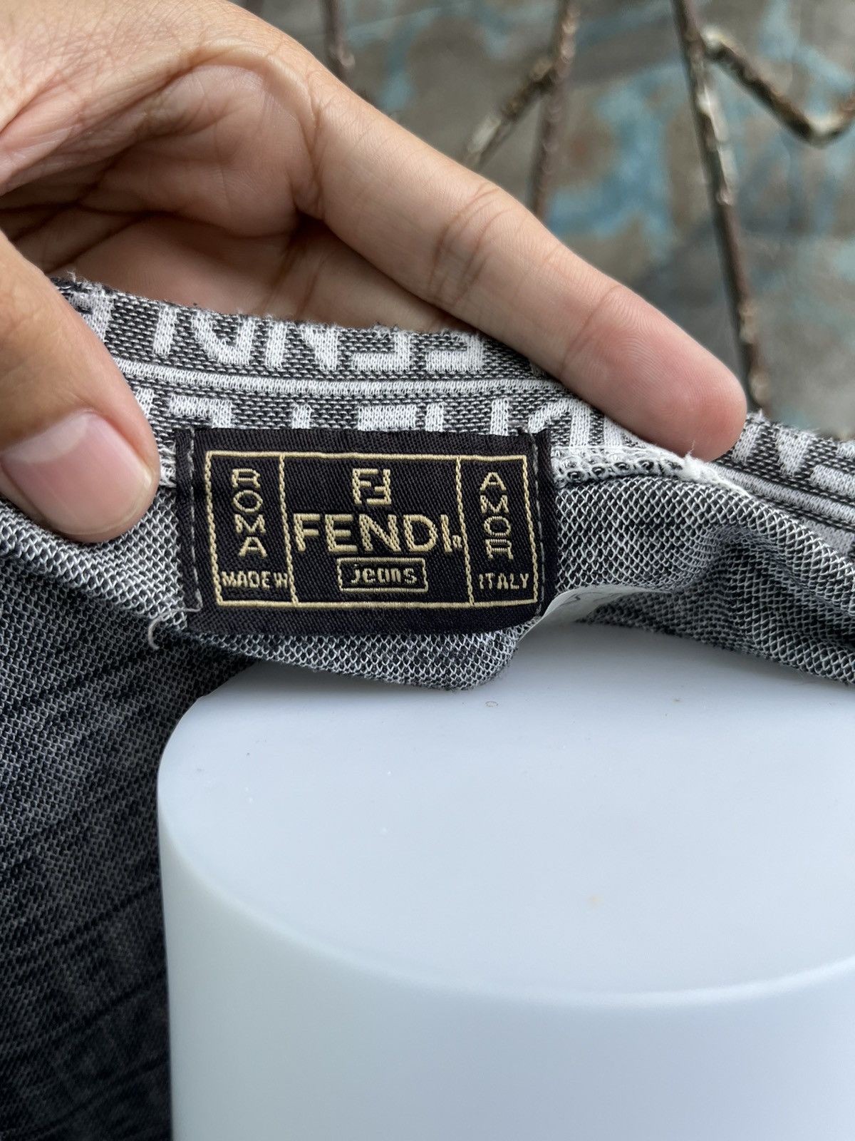 Fendi FF Monogram Tee Size M / US 6-8 / IT 42-44 - 6 Thumbnail