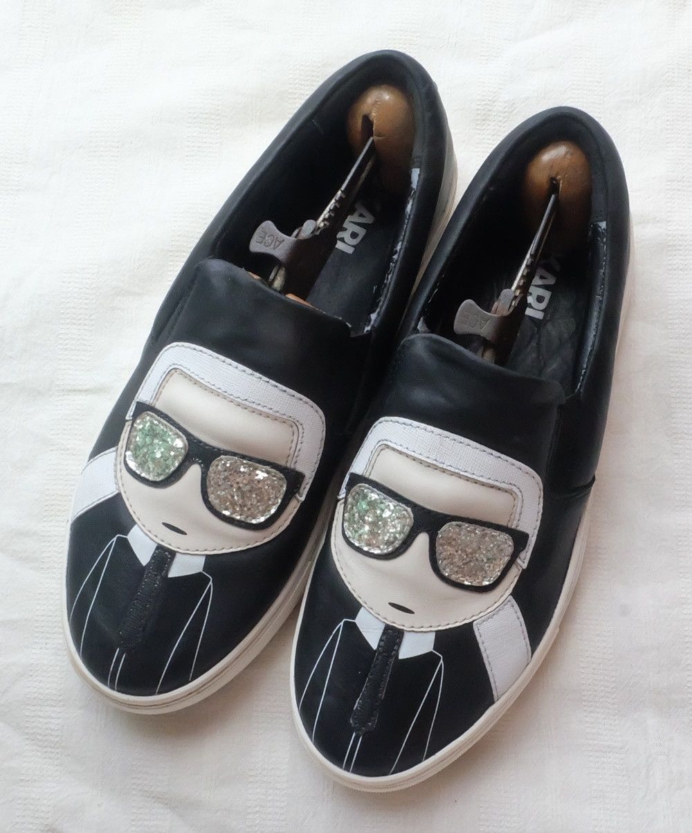 Karl Lagerfeld Karl Lagerfeld Slip-On Shoes Size US 9 / EU 42 - 1 Thumbnail