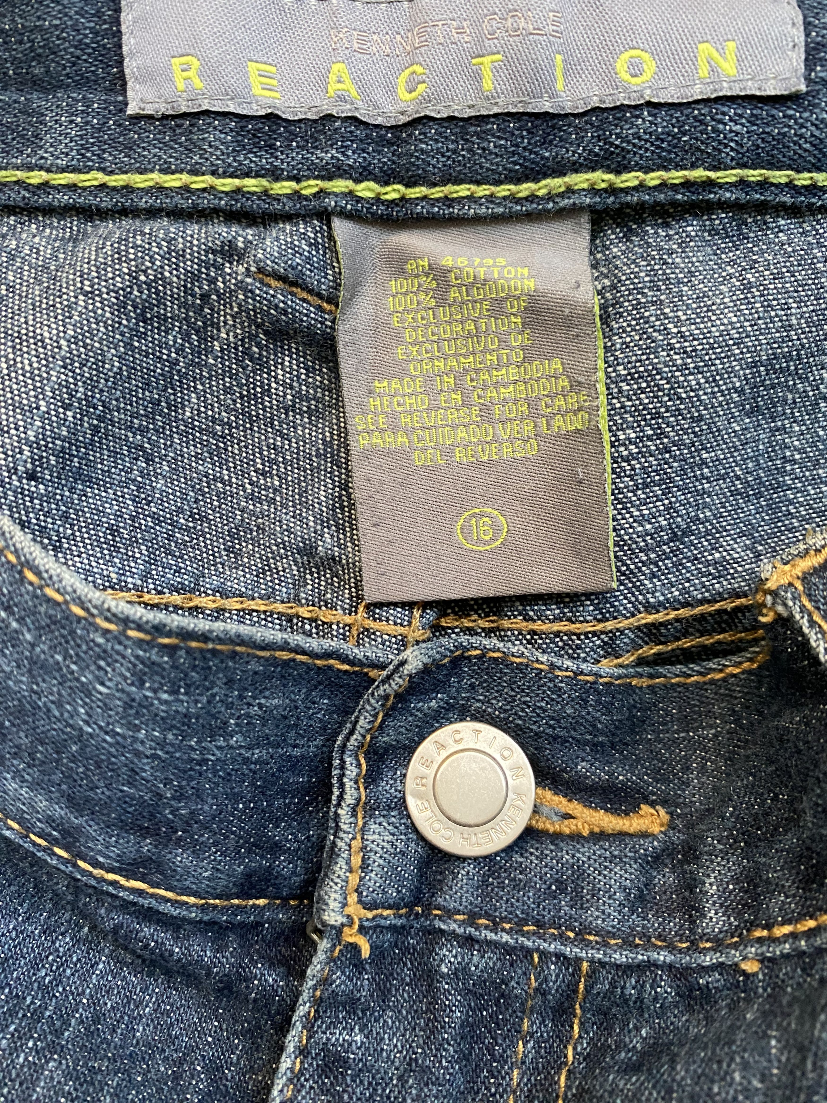 Designer × Kenneth Cole Distressed Carpenters Kenneth Cole Baggy Wide Leg Jeans Size US 30 / EU 46 - 8 Thumbnail