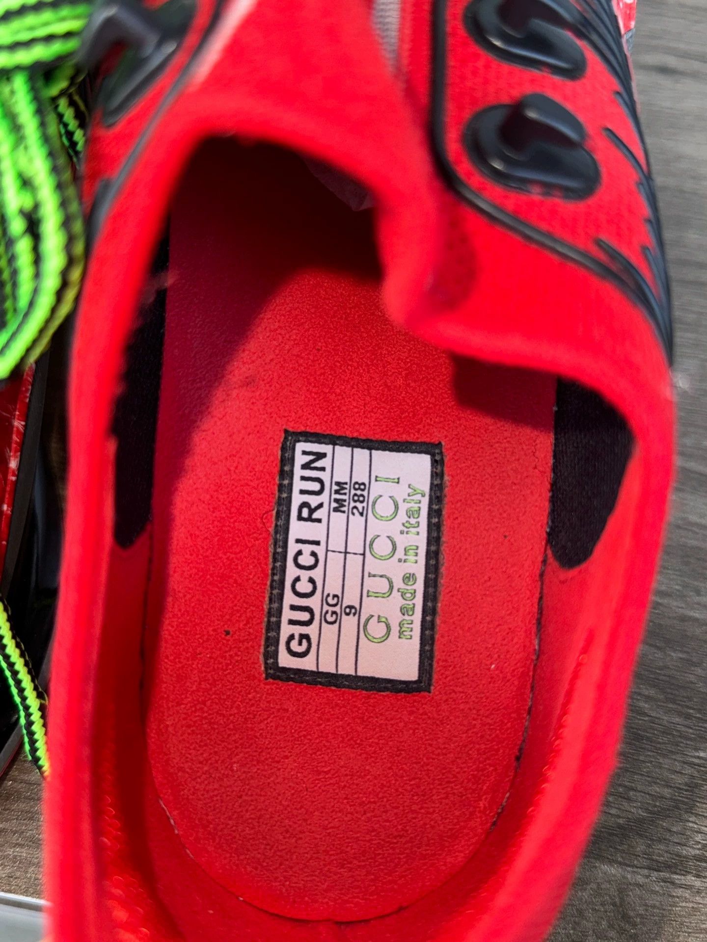 Gucci Gucci Runner Red 43 Running Shoes Size US 10 / EU 43 - 8 Thumbnail