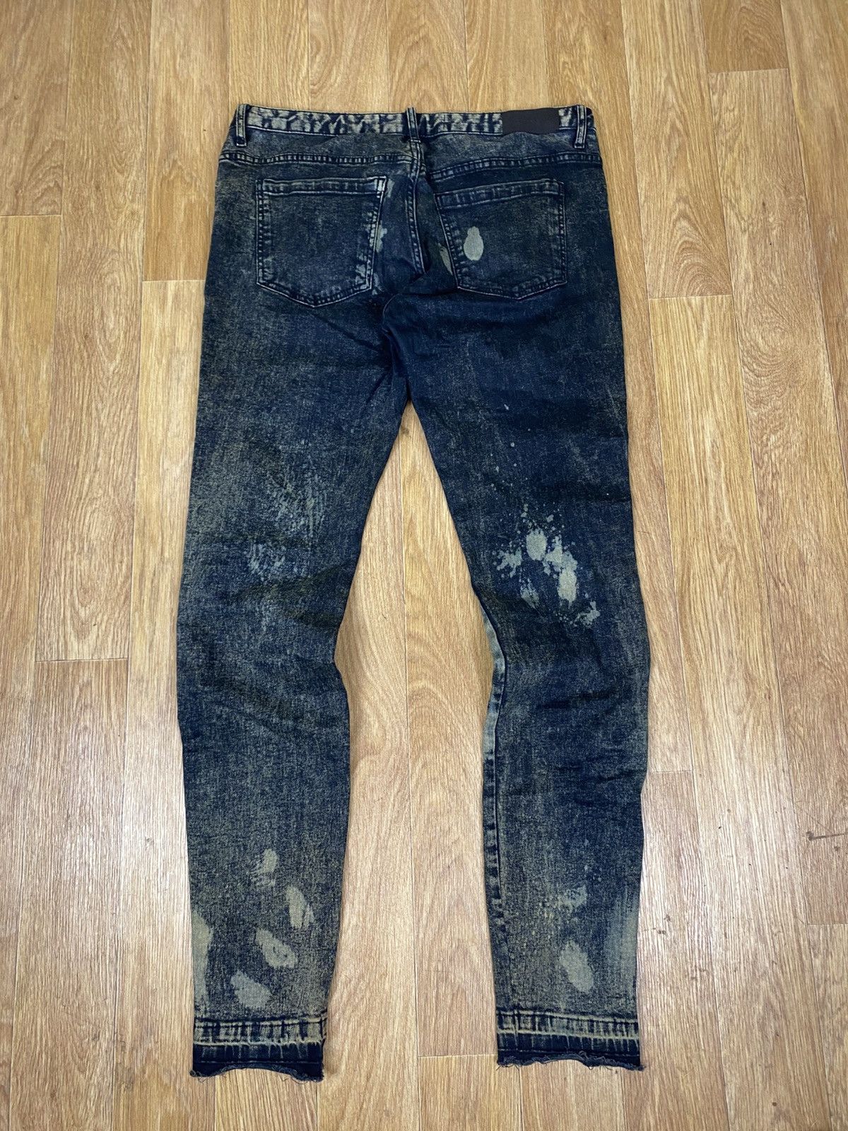 Represent Clo. Represent Acid Washed Slim Fit Amiri Style Jeans Size: M Size US 32 / EU 48 - 8 Thumbnail