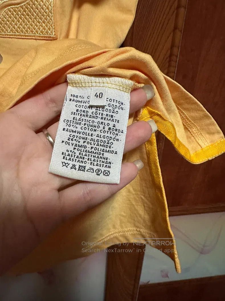 Hermes Hermes Yellow Badge Short Sleeve Size S / US 4 / IT 40 - 3 Thumbnail